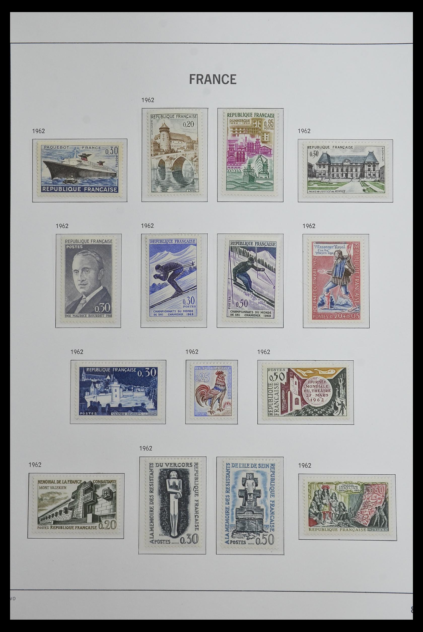 33480 099 - Postzegelverzameling 33480 Frankrijk 1849-1993.