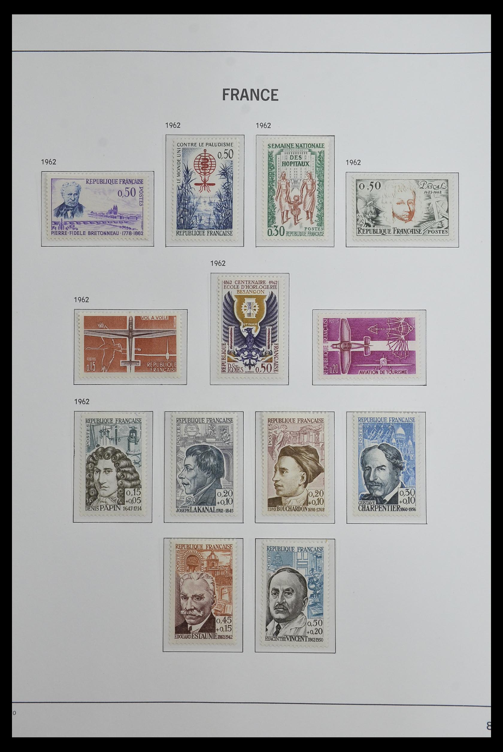 33480 100 - Postzegelverzameling 33480 Frankrijk 1849-1993.