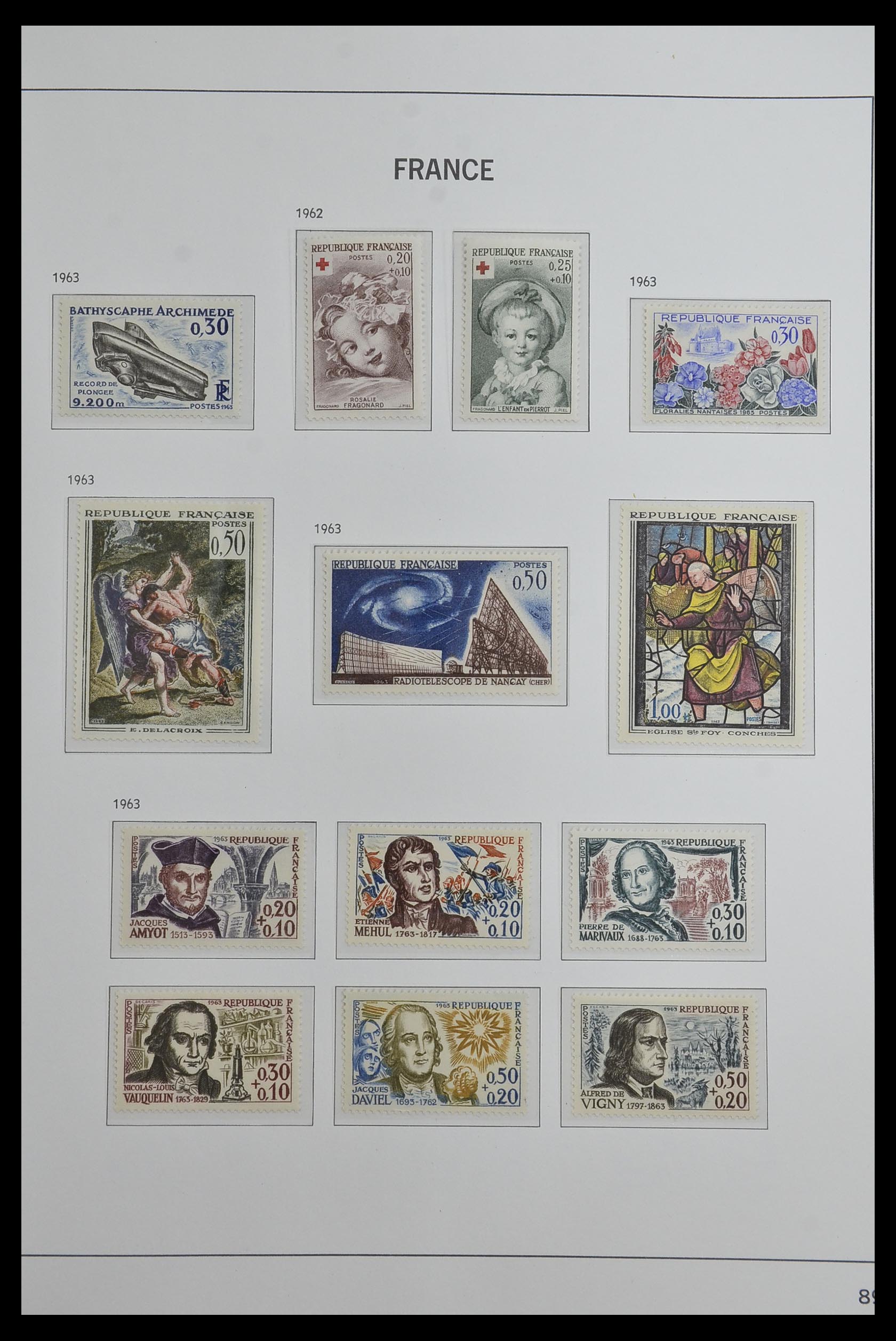 33480 102 - Postzegelverzameling 33480 Frankrijk 1849-1993.