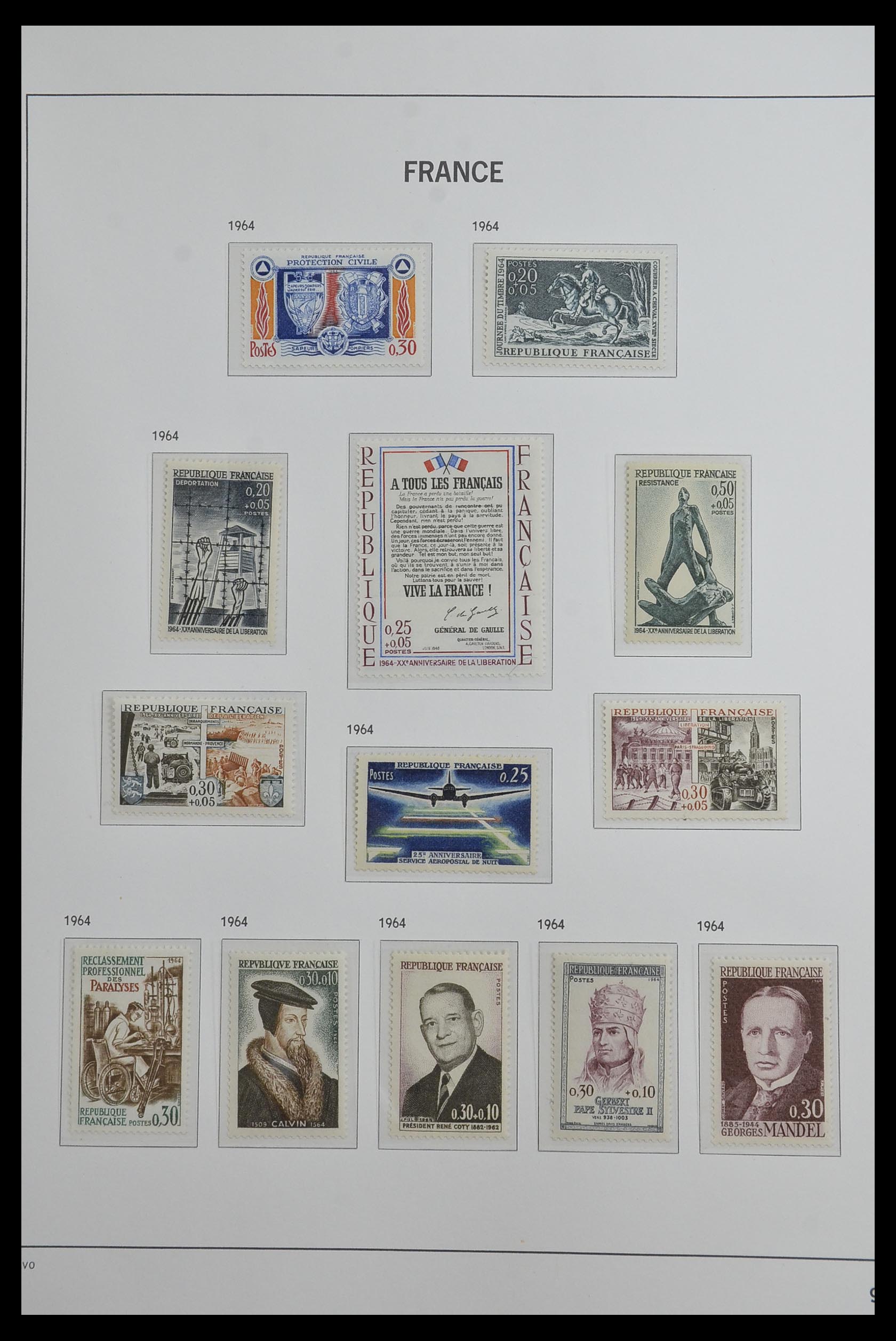 33480 105 - Postzegelverzameling 33480 Frankrijk 1849-1993.
