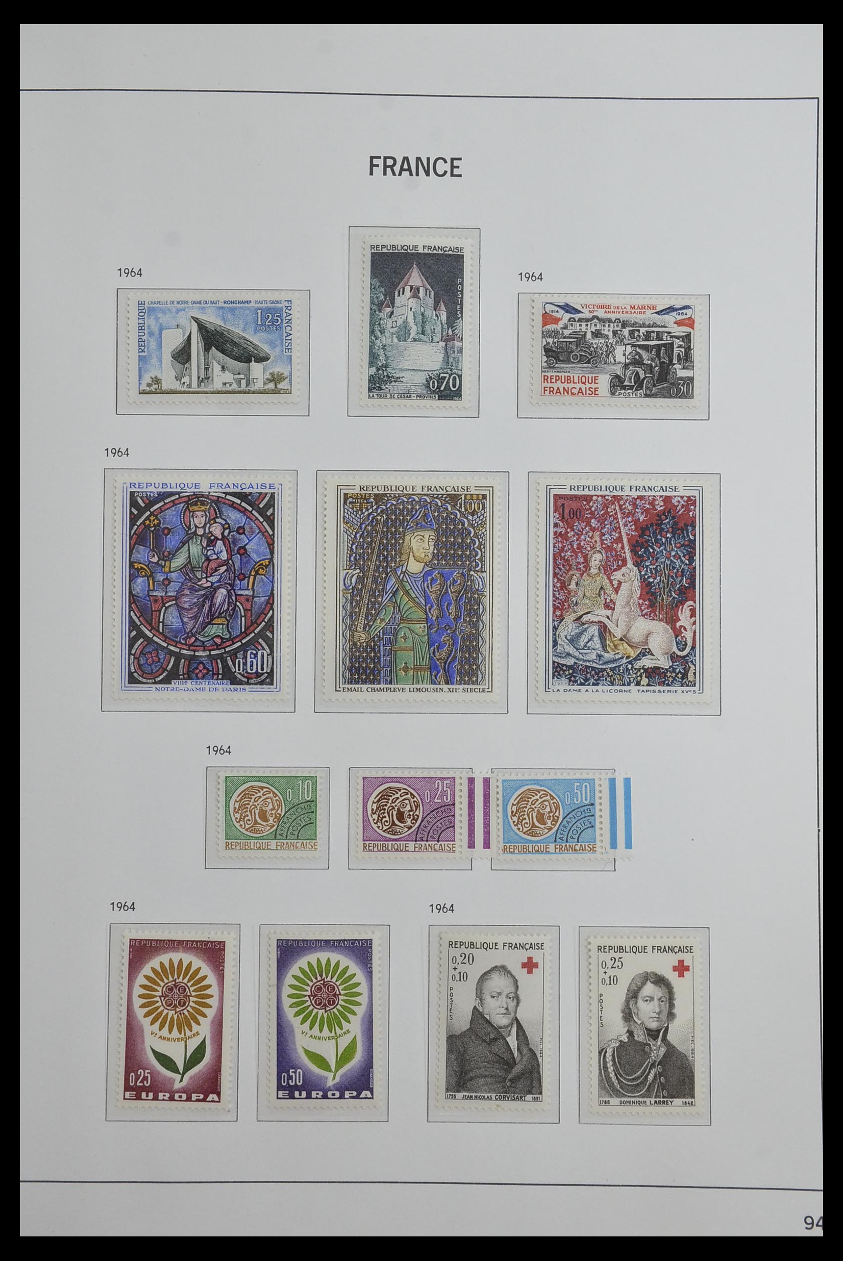 33480 107 - Postzegelverzameling 33480 Frankrijk 1849-1993.