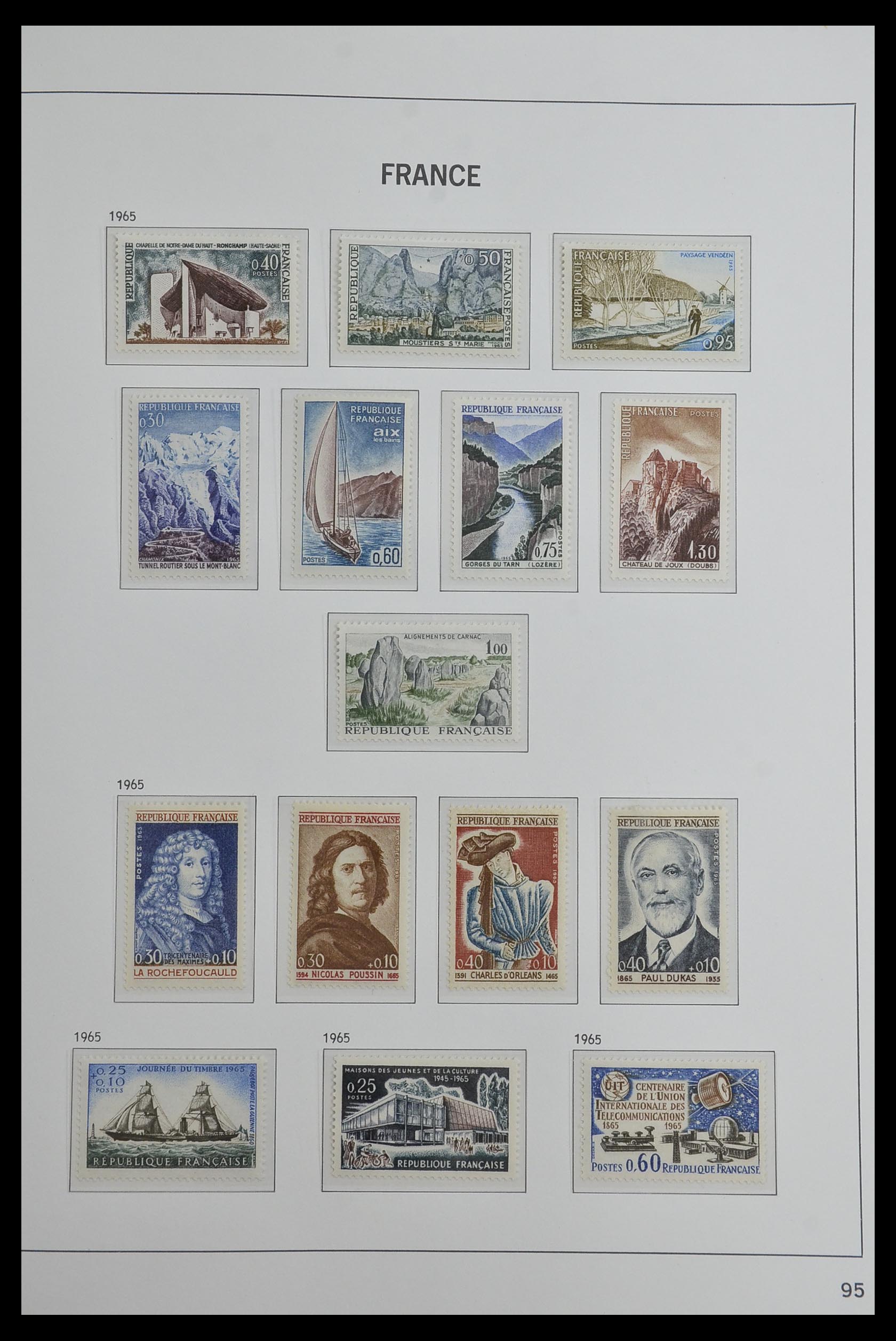 33480 108 - Postzegelverzameling 33480 Frankrijk 1849-1993.