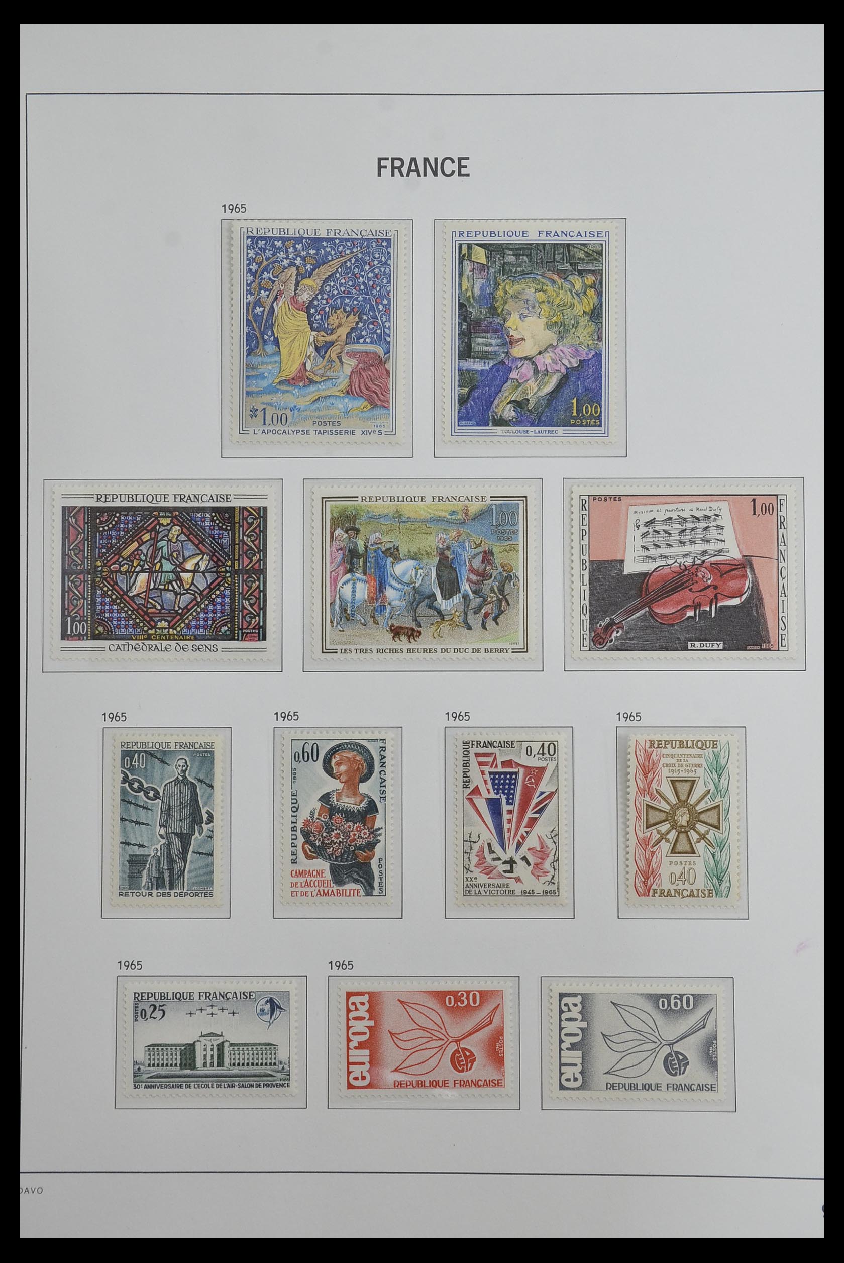 33480 109 - Postzegelverzameling 33480 Frankrijk 1849-1993.