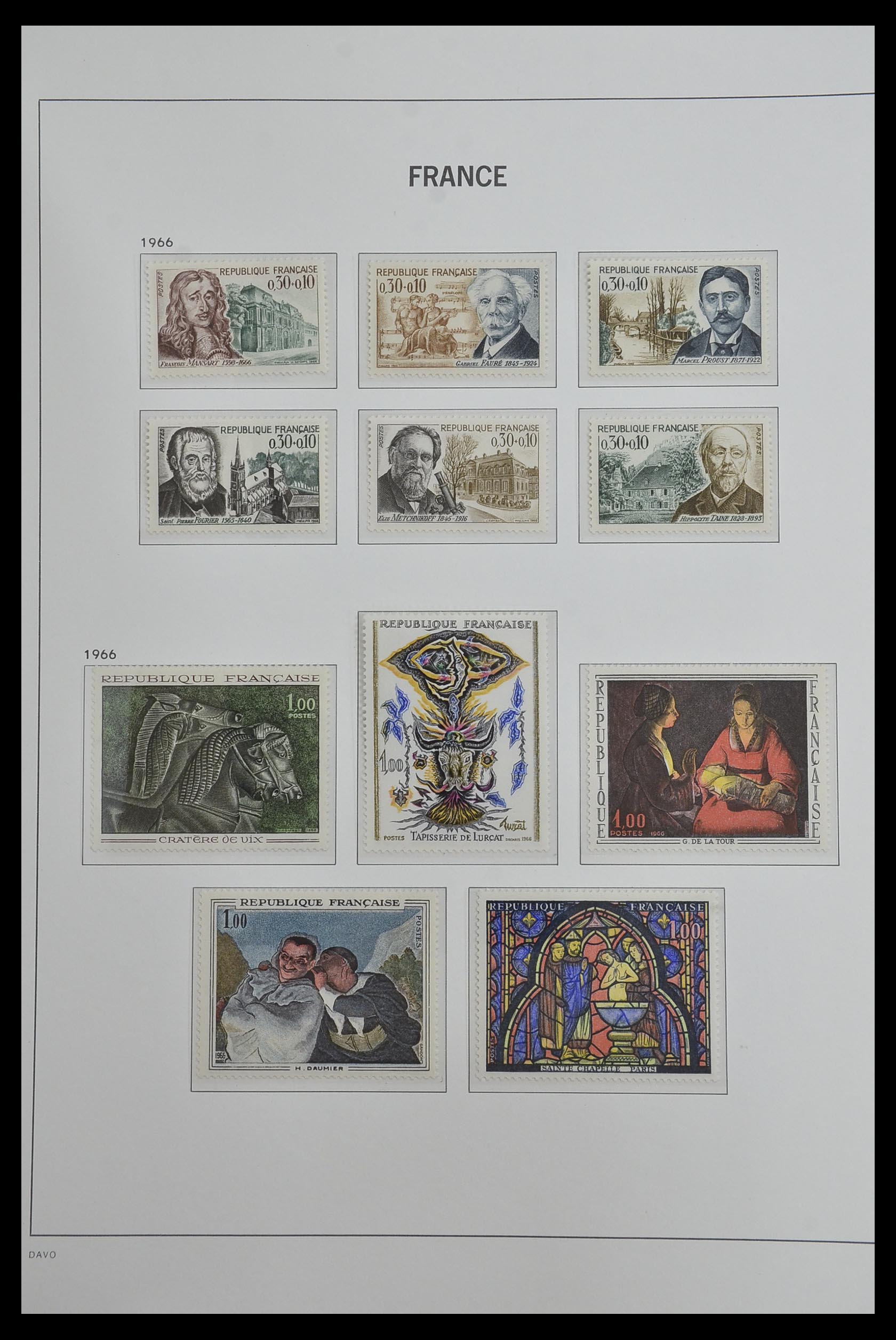 33480 111 - Postzegelverzameling 33480 Frankrijk 1849-1993.