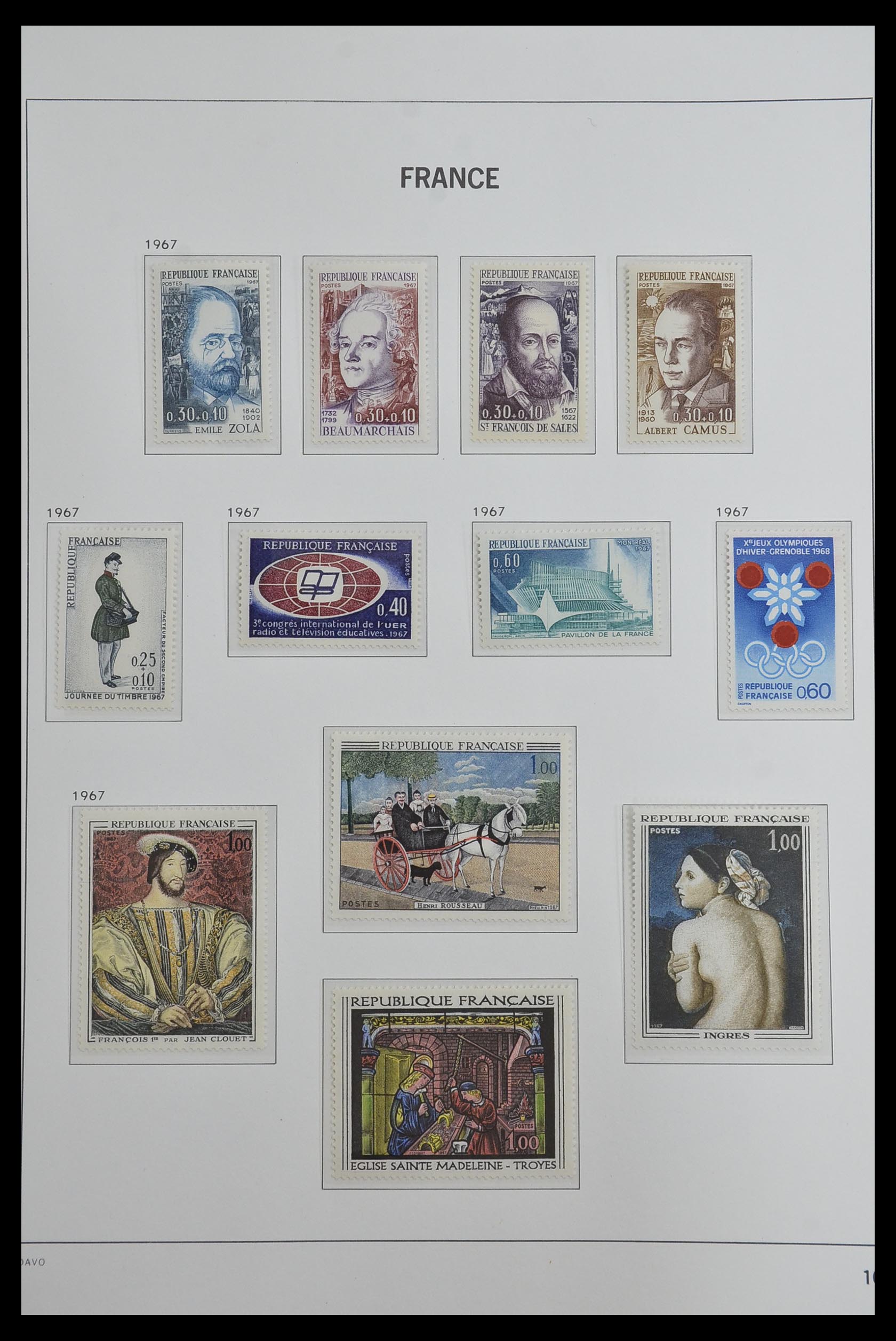 33480 114 - Postzegelverzameling 33480 Frankrijk 1849-1993.