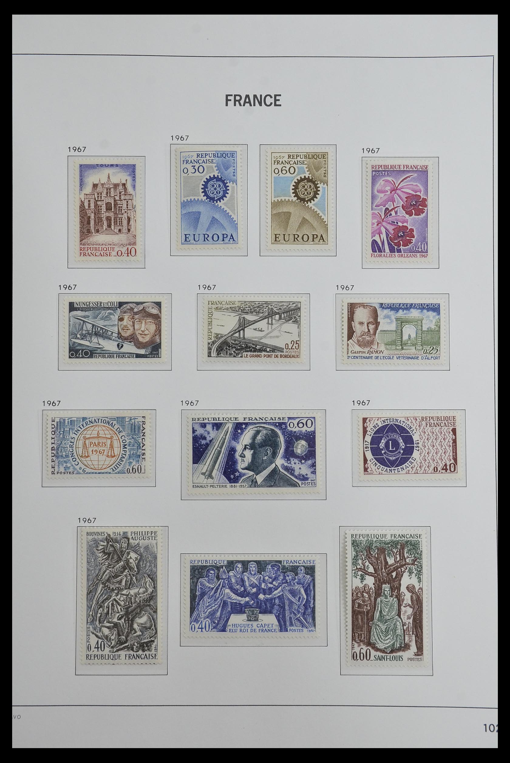 33480 115 - Postzegelverzameling 33480 Frankrijk 1849-1993.