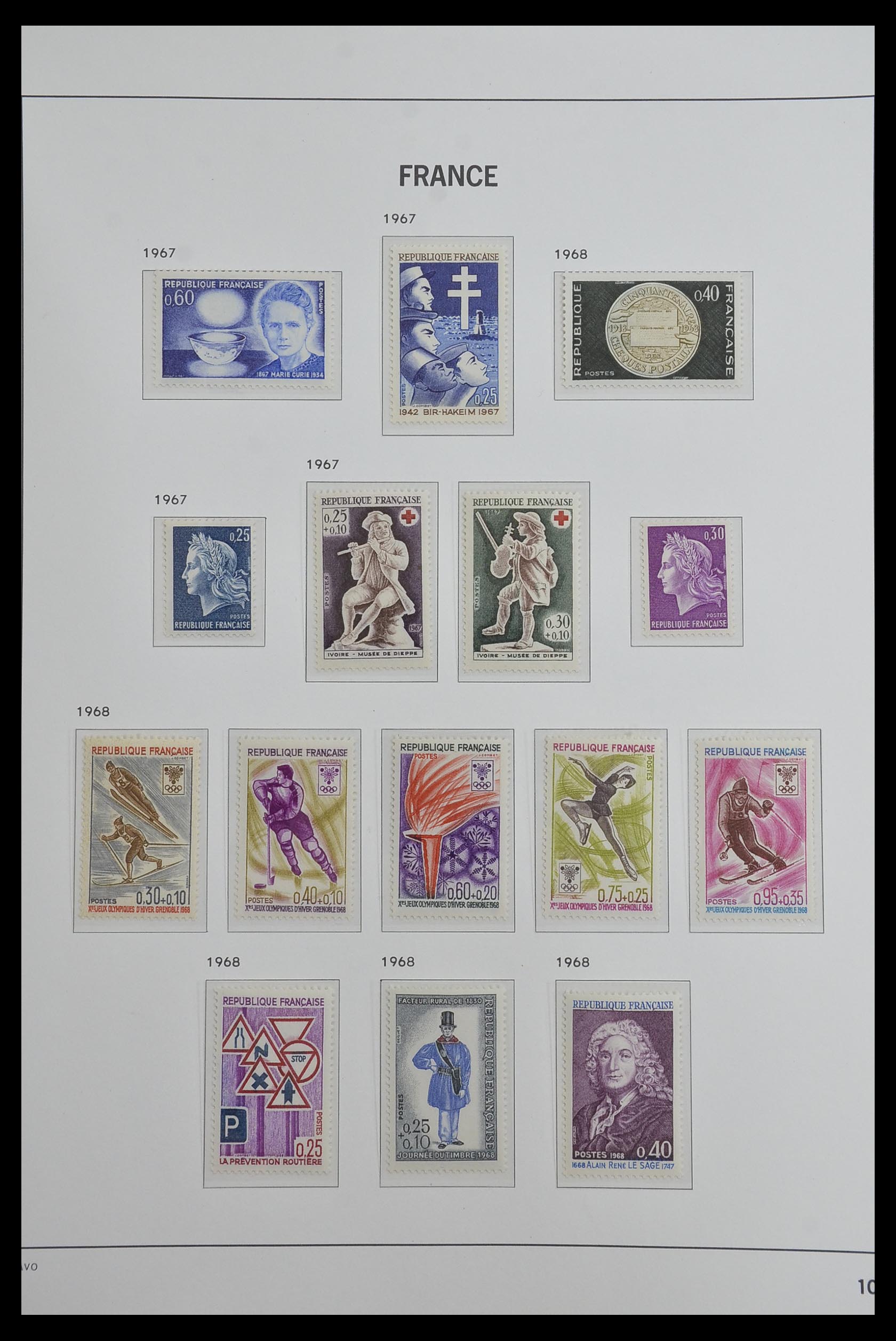 33480 116 - Postzegelverzameling 33480 Frankrijk 1849-1993.