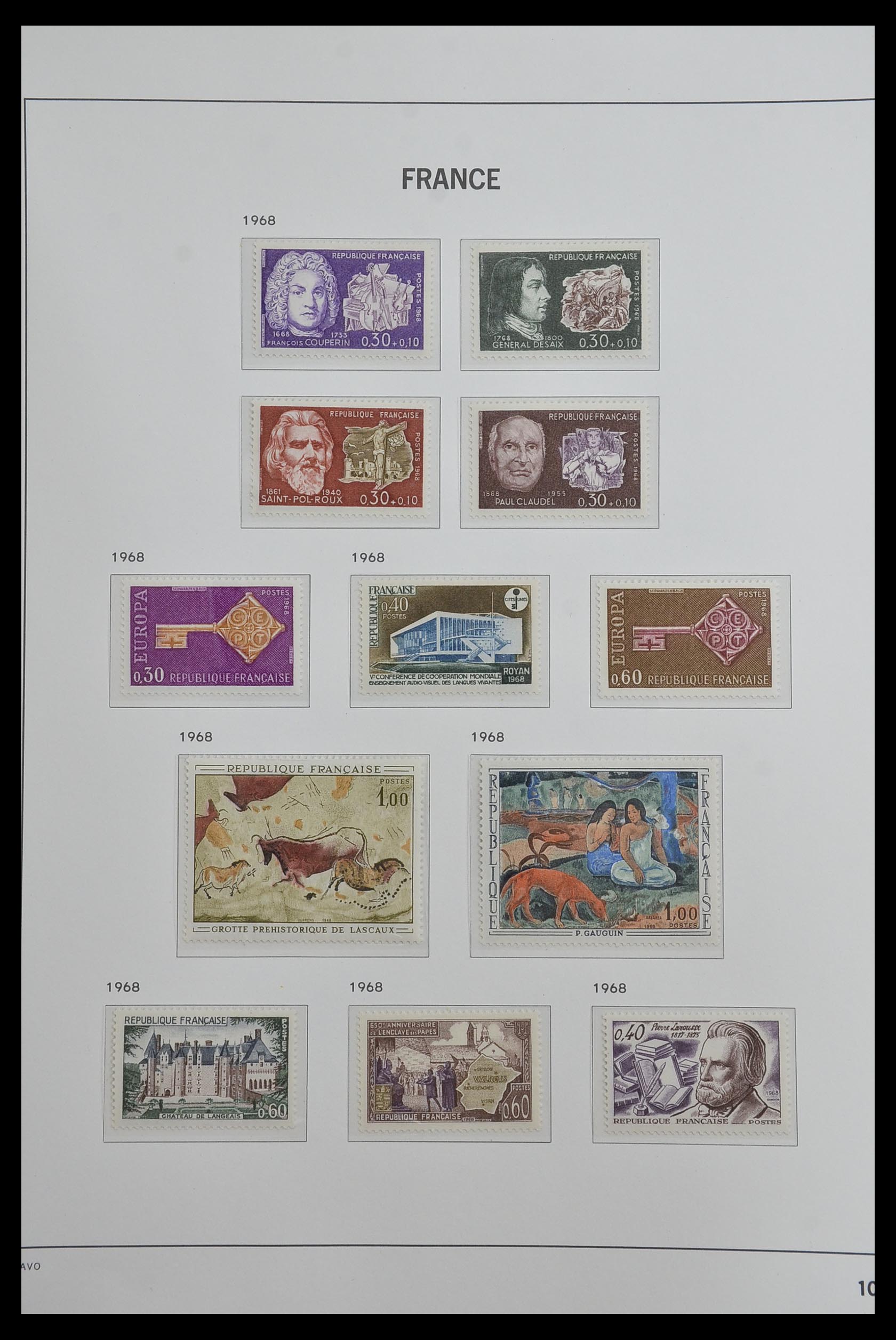 33480 117 - Postzegelverzameling 33480 Frankrijk 1849-1993.