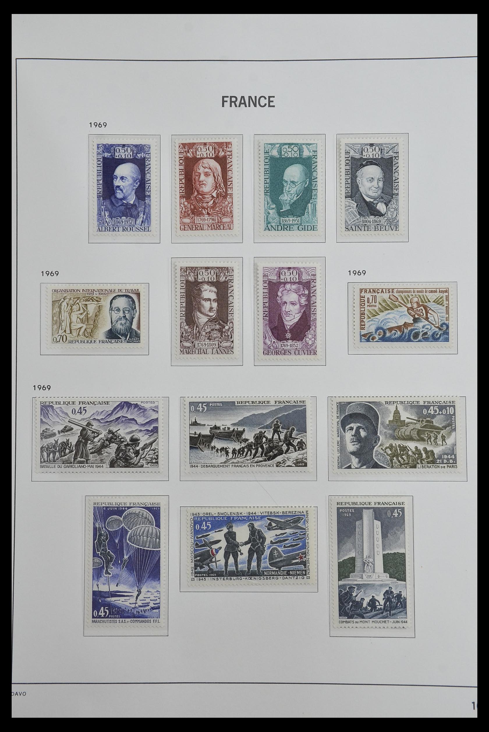 33480 121 - Postzegelverzameling 33480 Frankrijk 1849-1993.