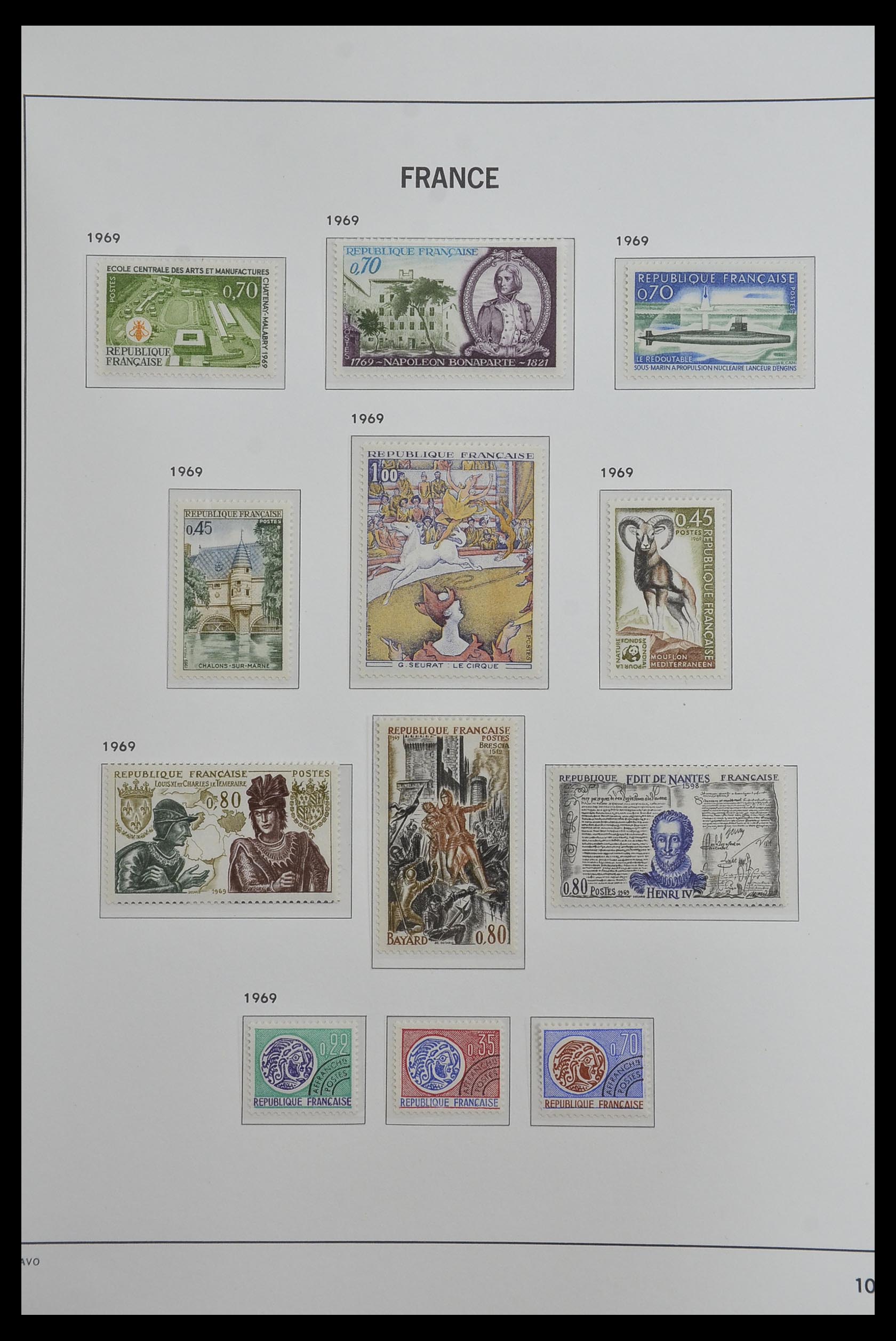 33480 122 - Postzegelverzameling 33480 Frankrijk 1849-1993.