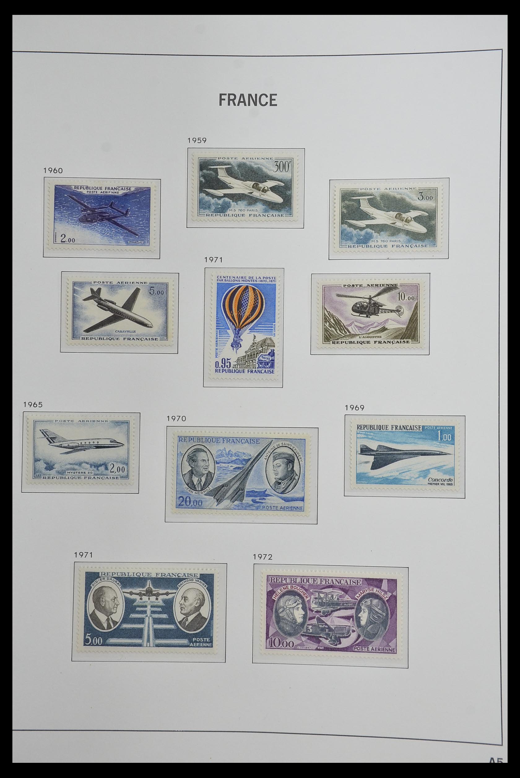 33480 124 - Postzegelverzameling 33480 Frankrijk 1849-1993.