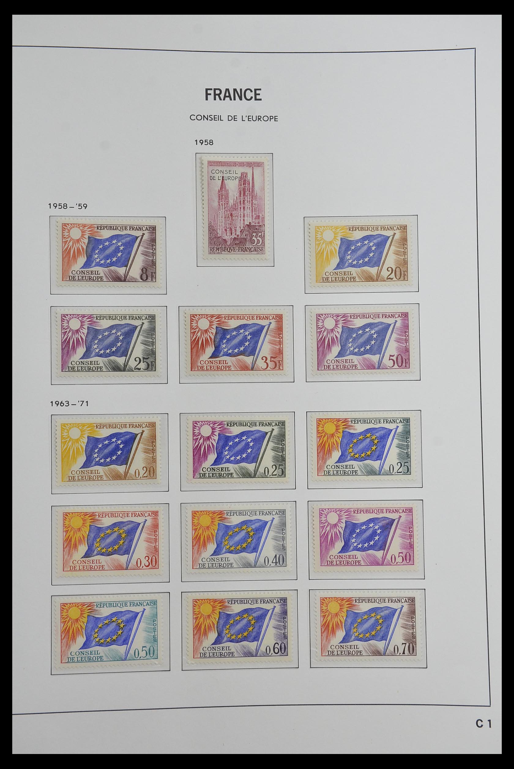 33480 125 - Postzegelverzameling 33480 Frankrijk 1849-1993.
