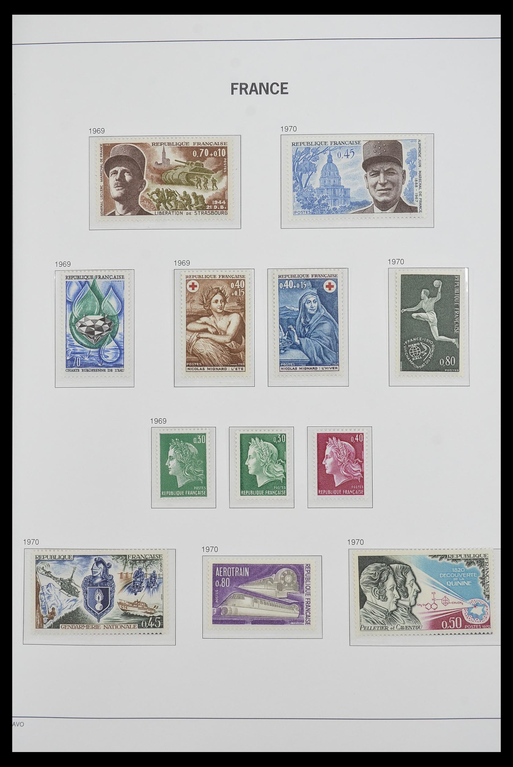 33480 128 - Postzegelverzameling 33480 Frankrijk 1849-1993.