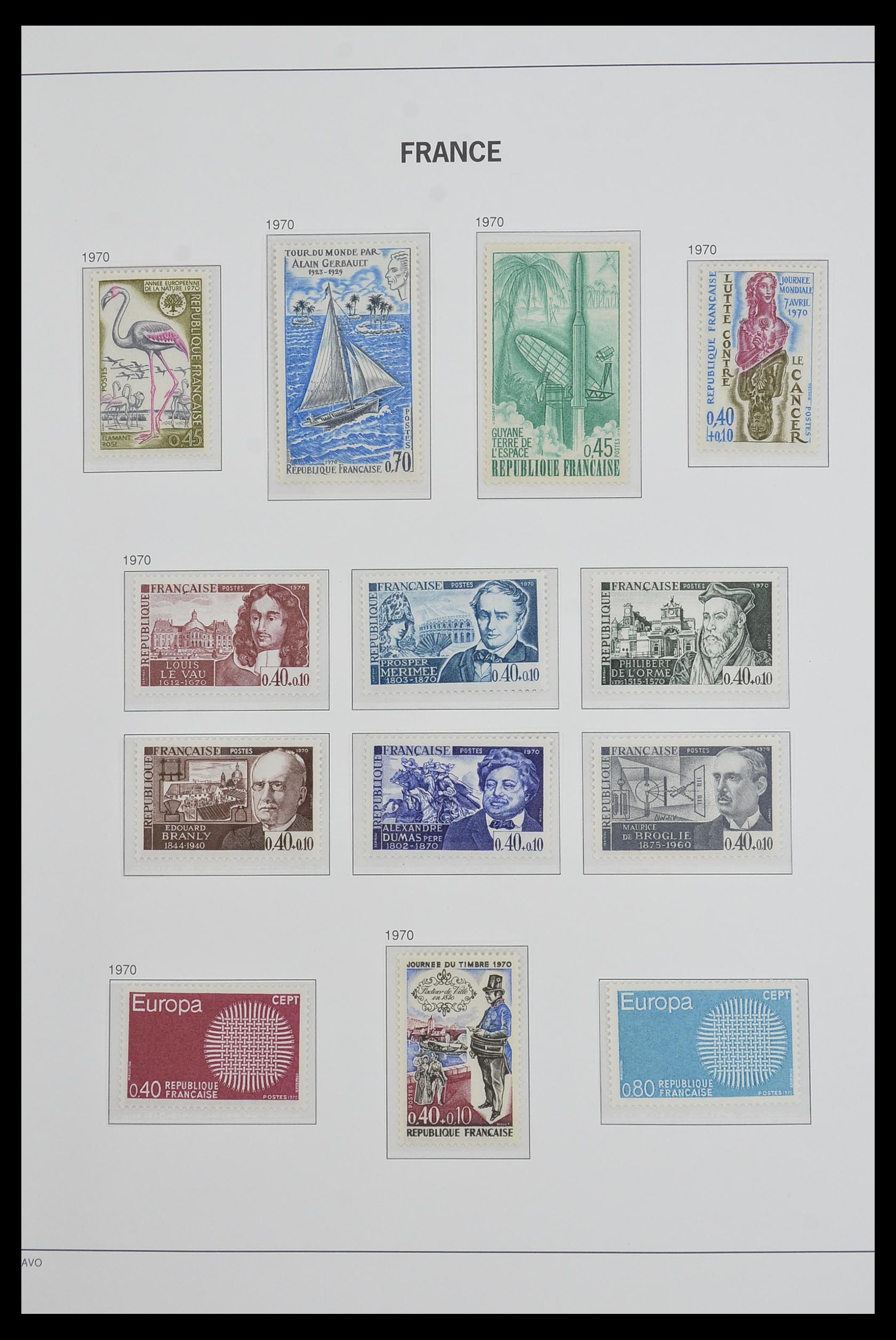 33480 129 - Postzegelverzameling 33480 Frankrijk 1849-1993.