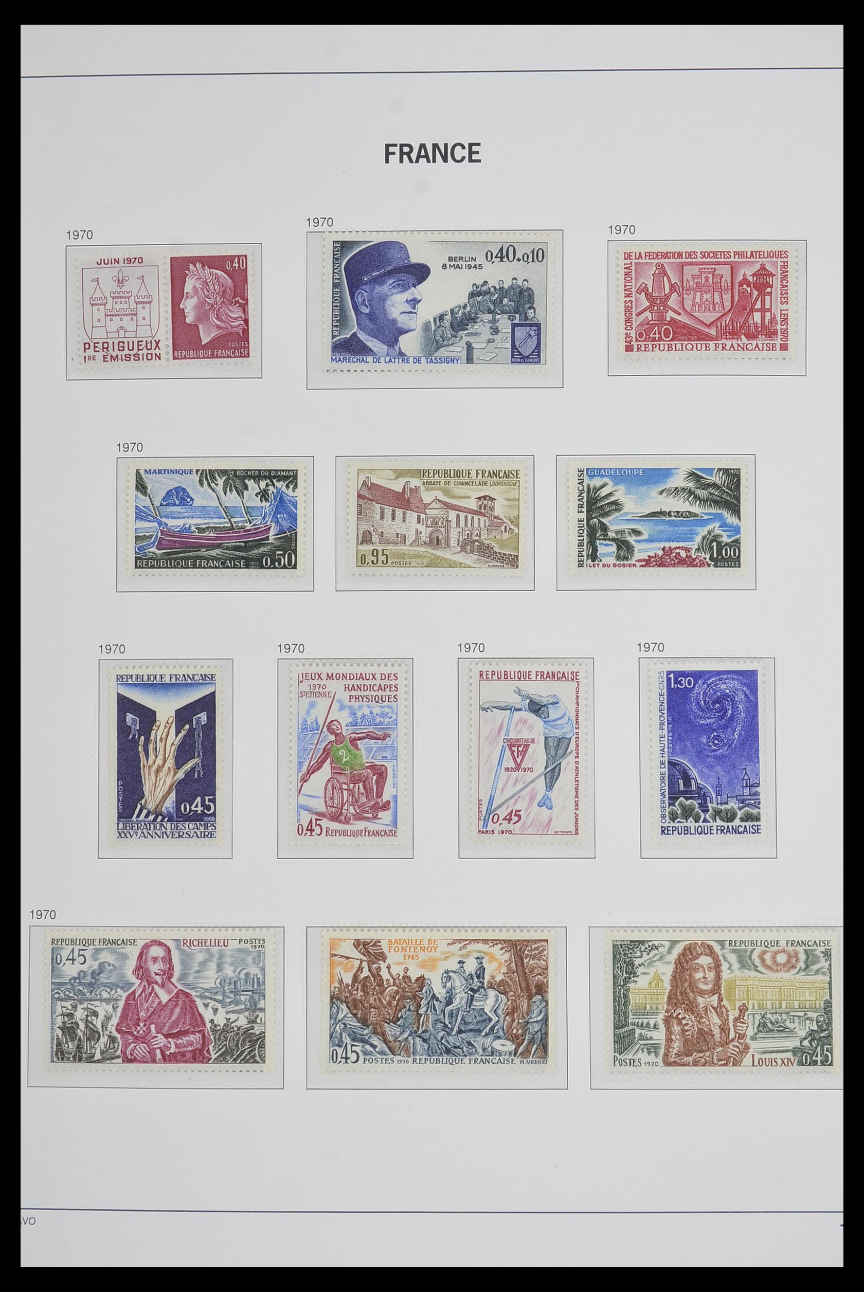 33480 130 - Postzegelverzameling 33480 Frankrijk 1849-1993.