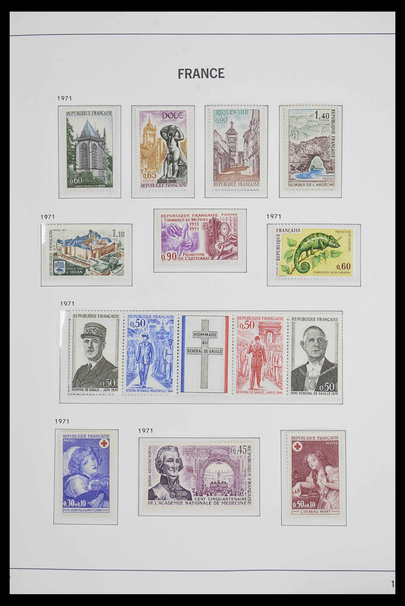 33480 134 - Postzegelverzameling 33480 Frankrijk 1849-1993.