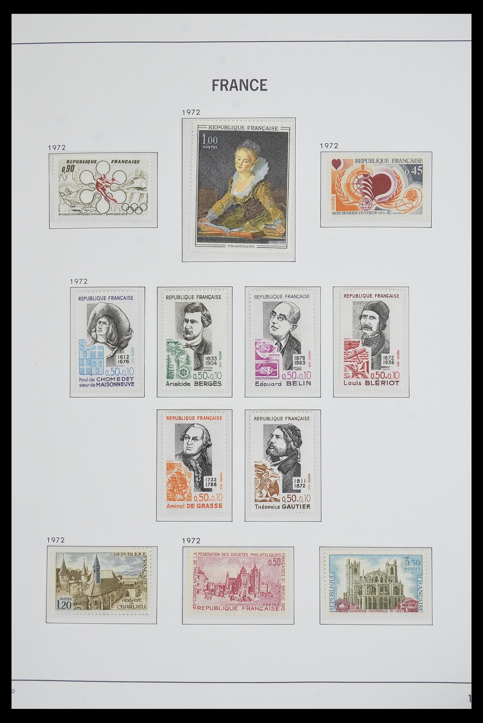 33480 135 - Postzegelverzameling 33480 Frankrijk 1849-1993.