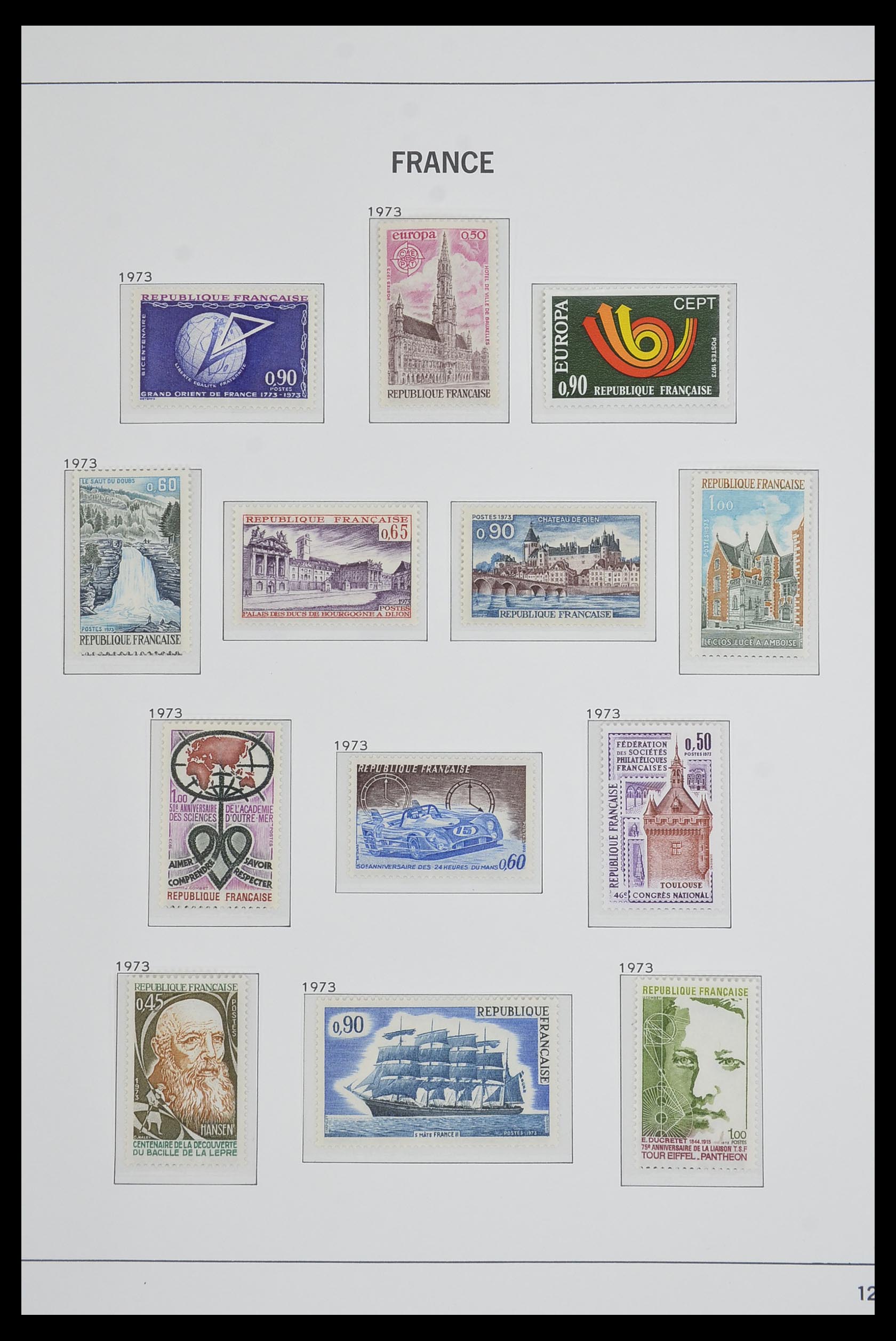 33480 140 - Postzegelverzameling 33480 Frankrijk 1849-1993.
