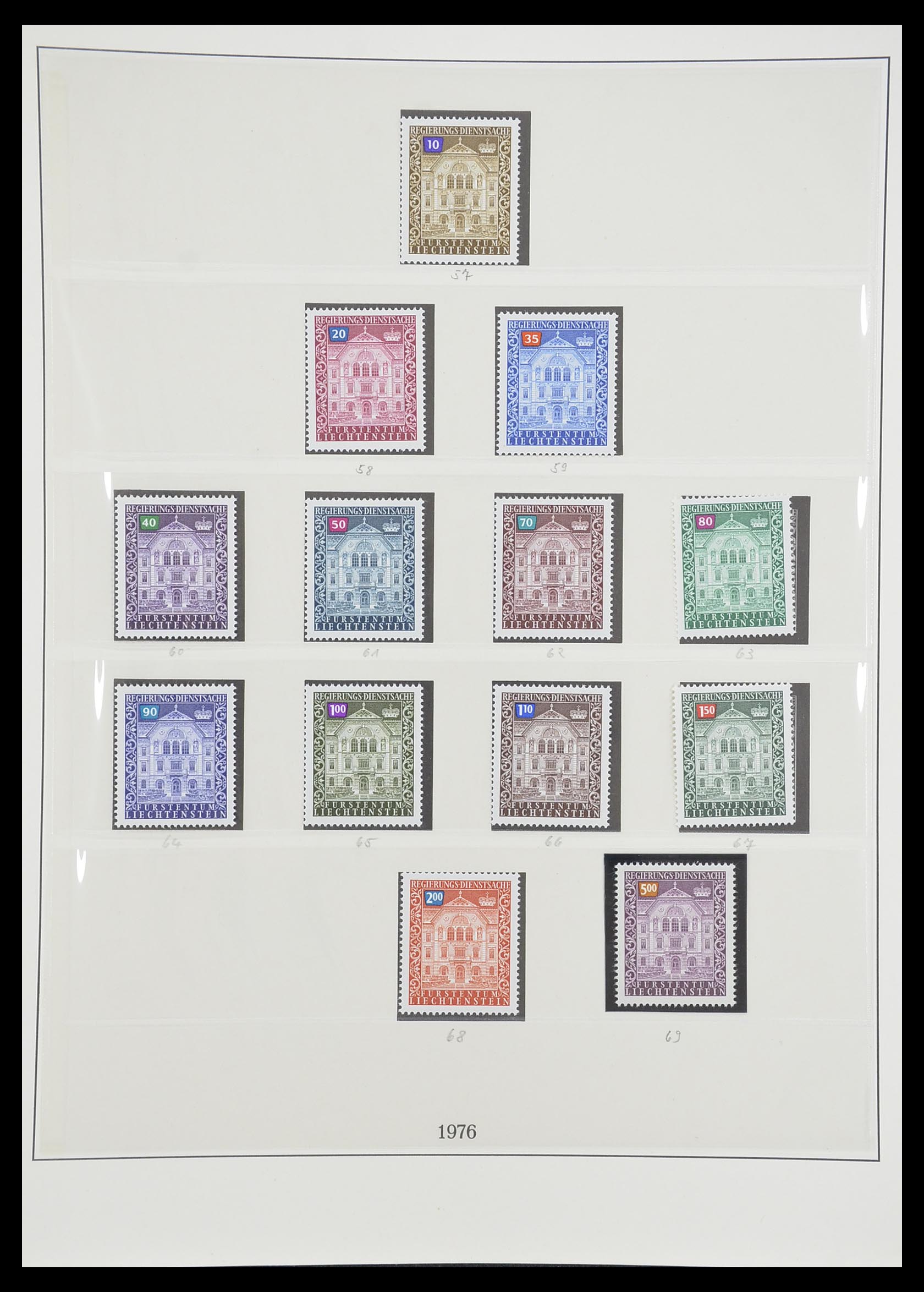33493 105 - Postzegelverzameling 33493 Liechtenstein 1912-2008.