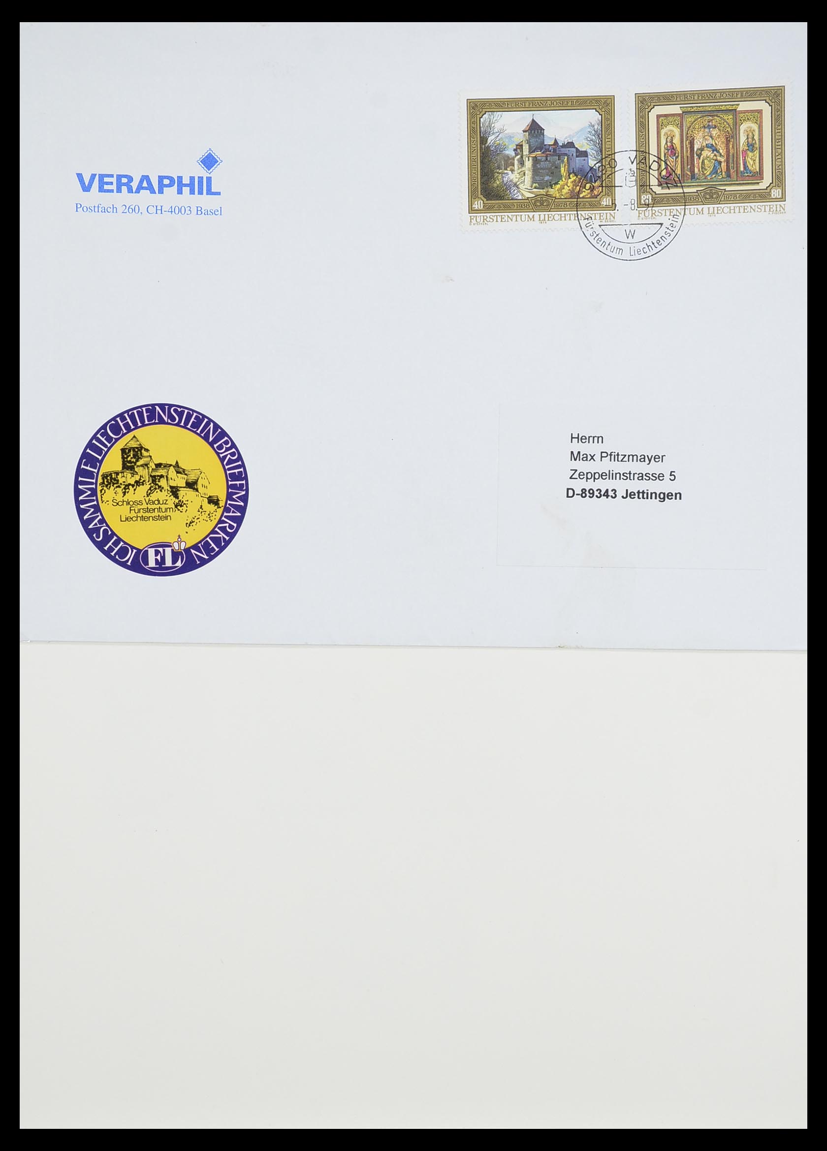 33493 109 - Postzegelverzameling 33493 Liechtenstein 1912-2008.