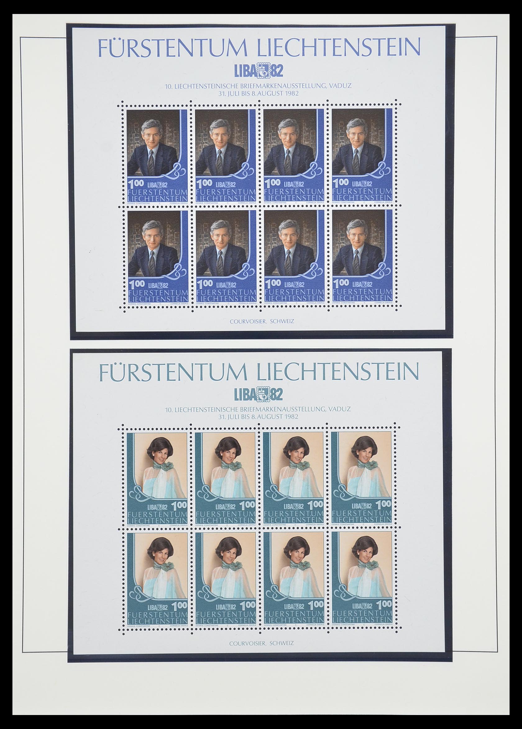 33493 124 - Postzegelverzameling 33493 Liechtenstein 1912-2008.