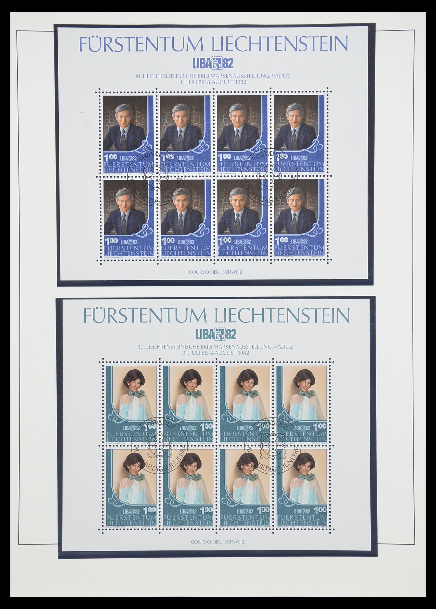33493 125 - Postzegelverzameling 33493 Liechtenstein 1912-2008.