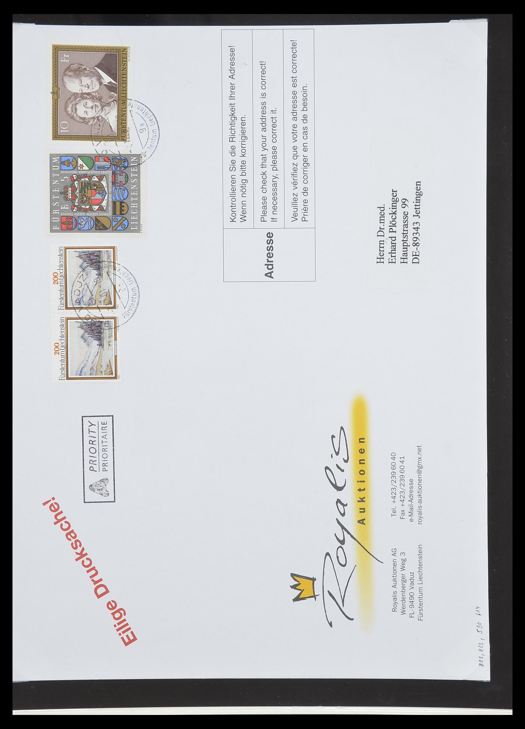 33493 127 - Postzegelverzameling 33493 Liechtenstein 1912-2008.