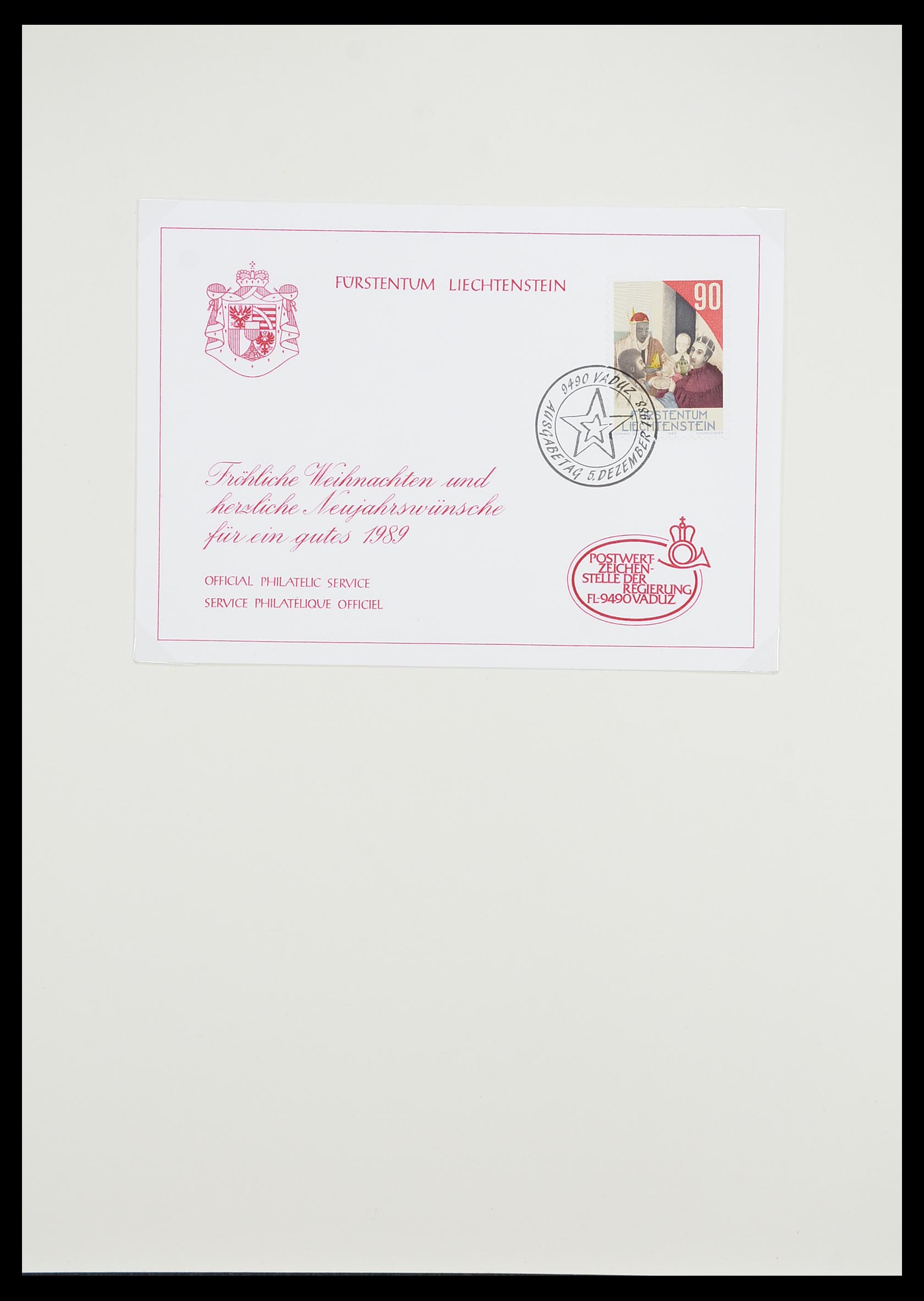 33493 142 - Postzegelverzameling 33493 Liechtenstein 1912-2008.