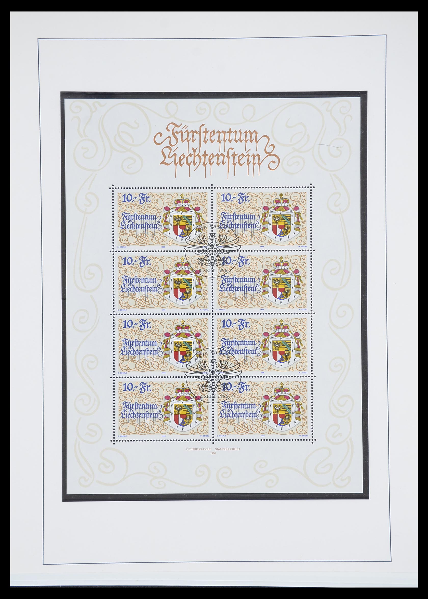 33493 159 - Postzegelverzameling 33493 Liechtenstein 1912-2008.