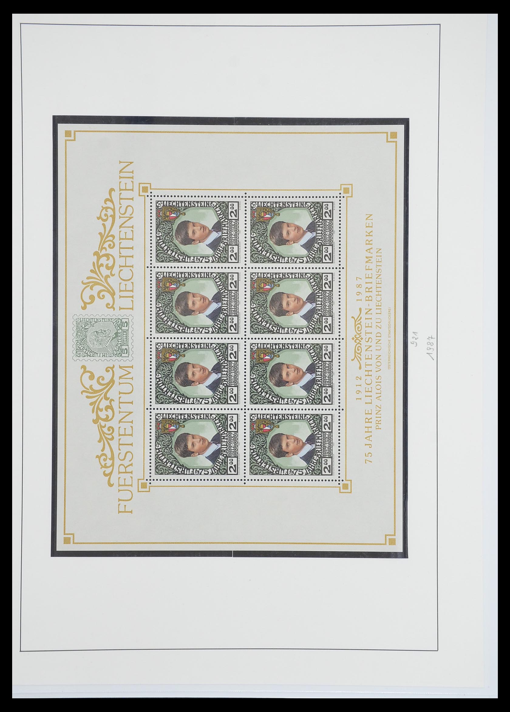 33493 160 - Postzegelverzameling 33493 Liechtenstein 1912-2008.