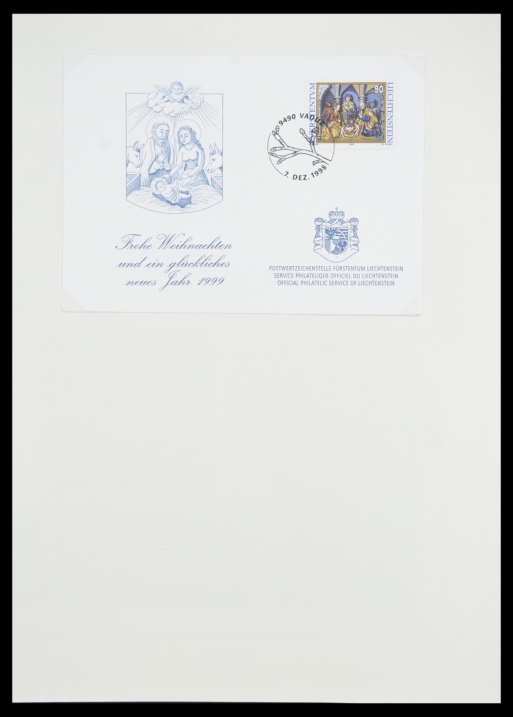 33493 164 - Postzegelverzameling 33493 Liechtenstein 1912-2008.