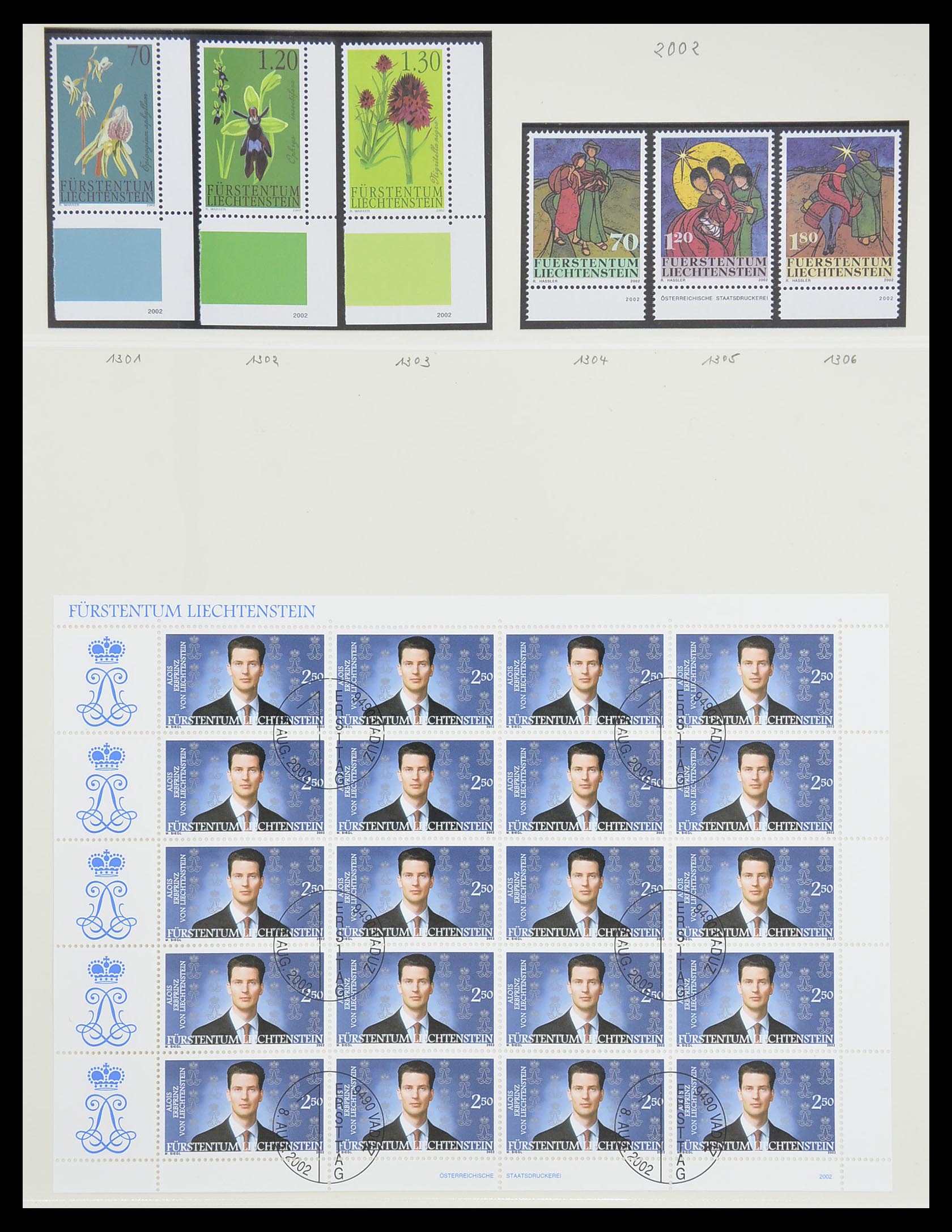 33493 179 - Postzegelverzameling 33493 Liechtenstein 1912-2008.