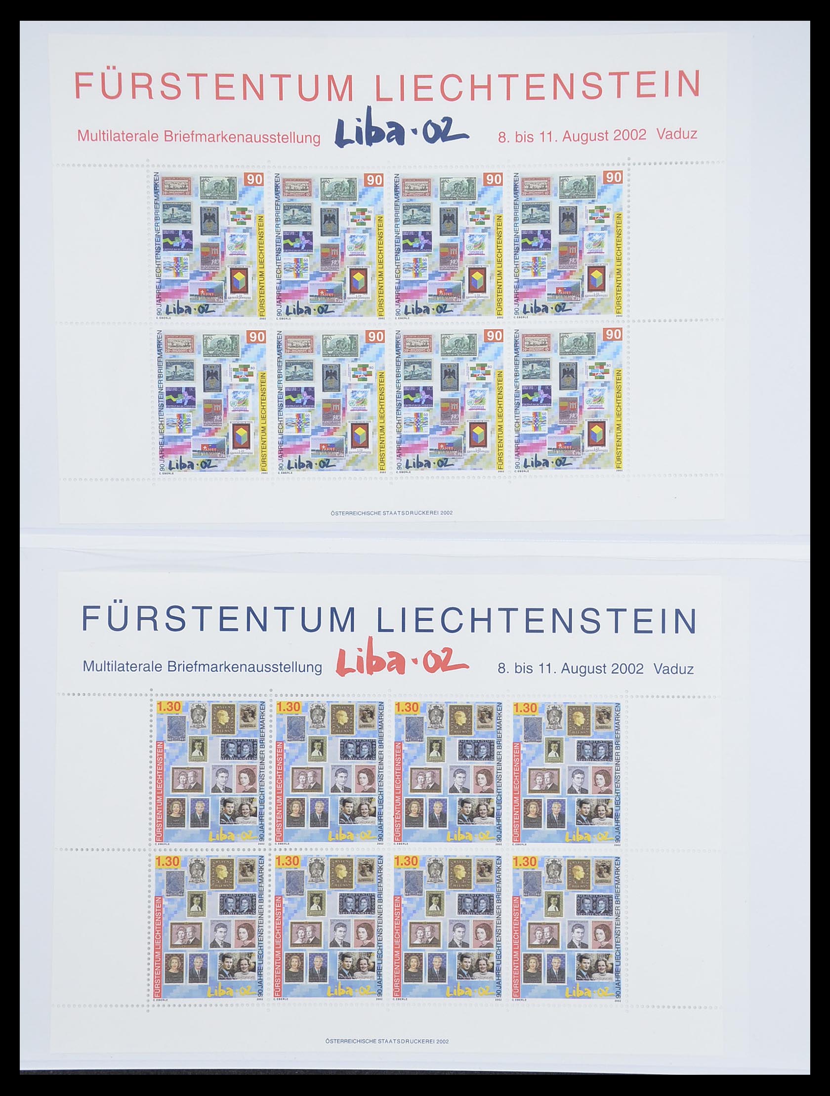 33493 180 - Postzegelverzameling 33493 Liechtenstein 1912-2008.