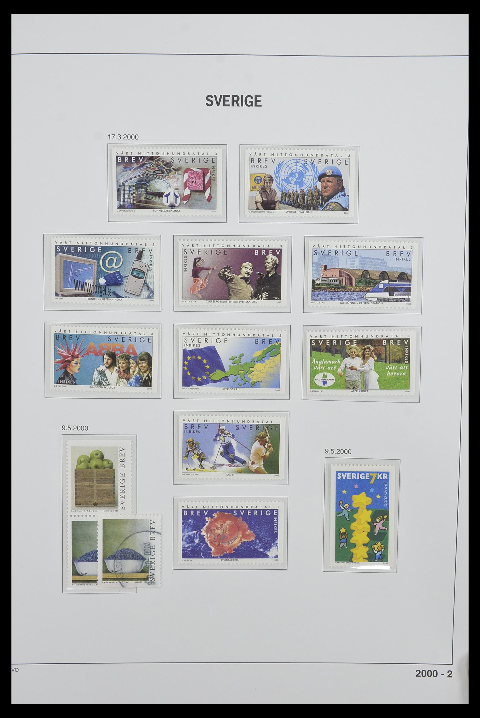 33520 328 - Stamp collection 33520 Sweden 1855-2013.