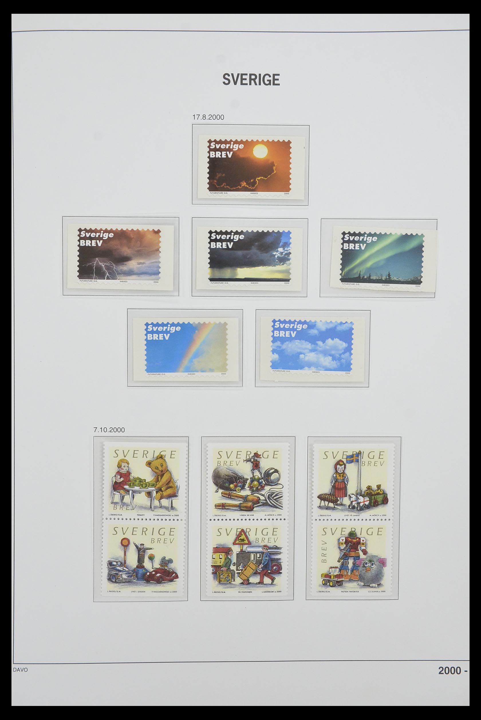 33520 330 - Stamp collection 33520 Sweden 1855-2013.