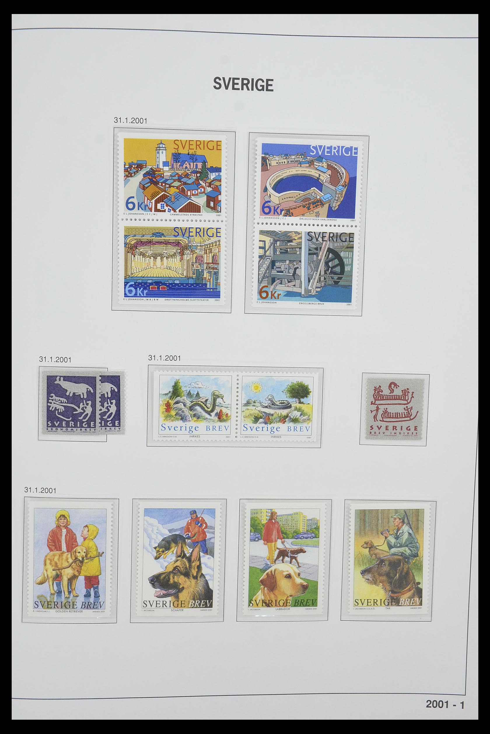 33520 333 - Stamp collection 33520 Sweden 1855-2013.