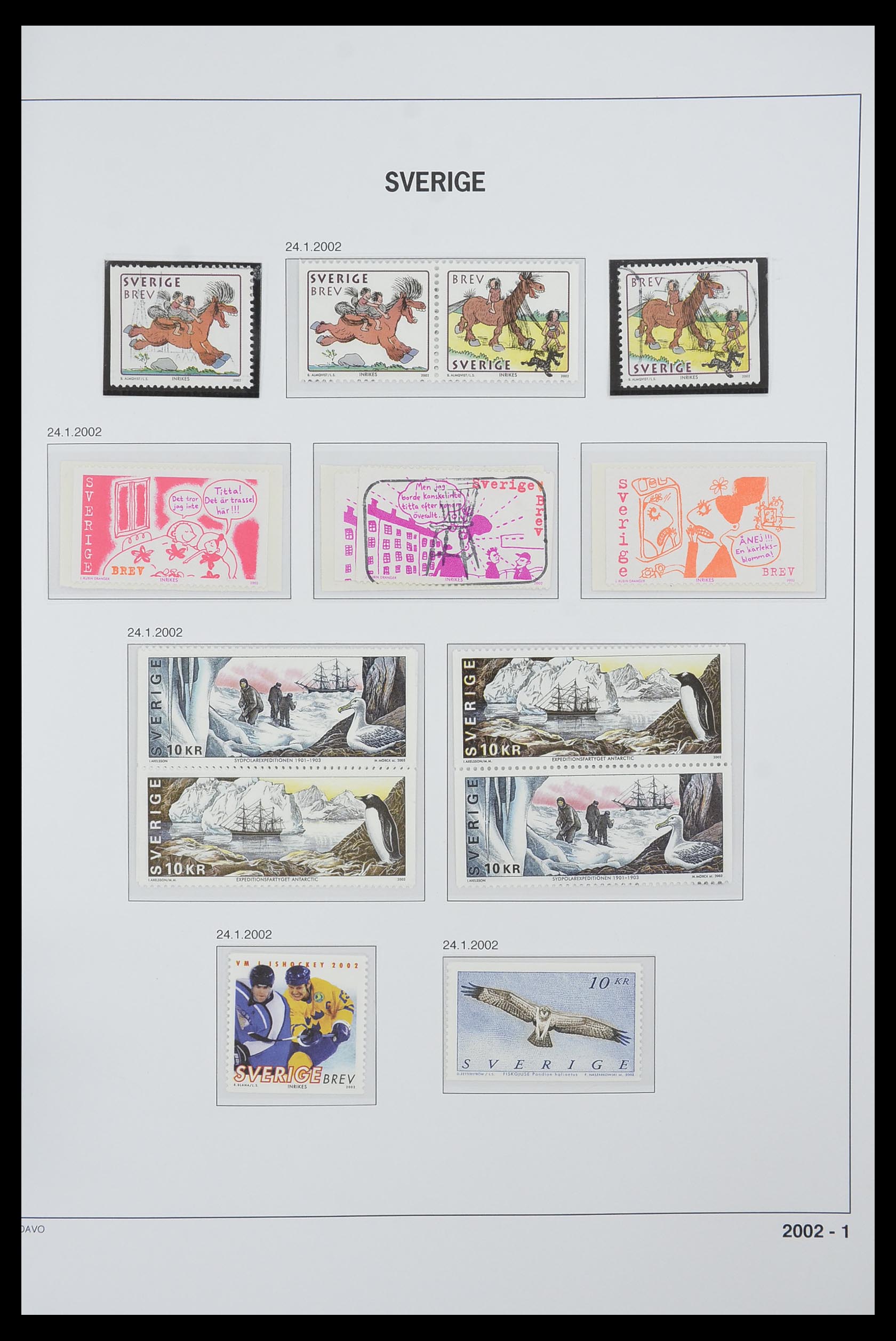 33520 339 - Stamp collection 33520 Sweden 1855-2013.