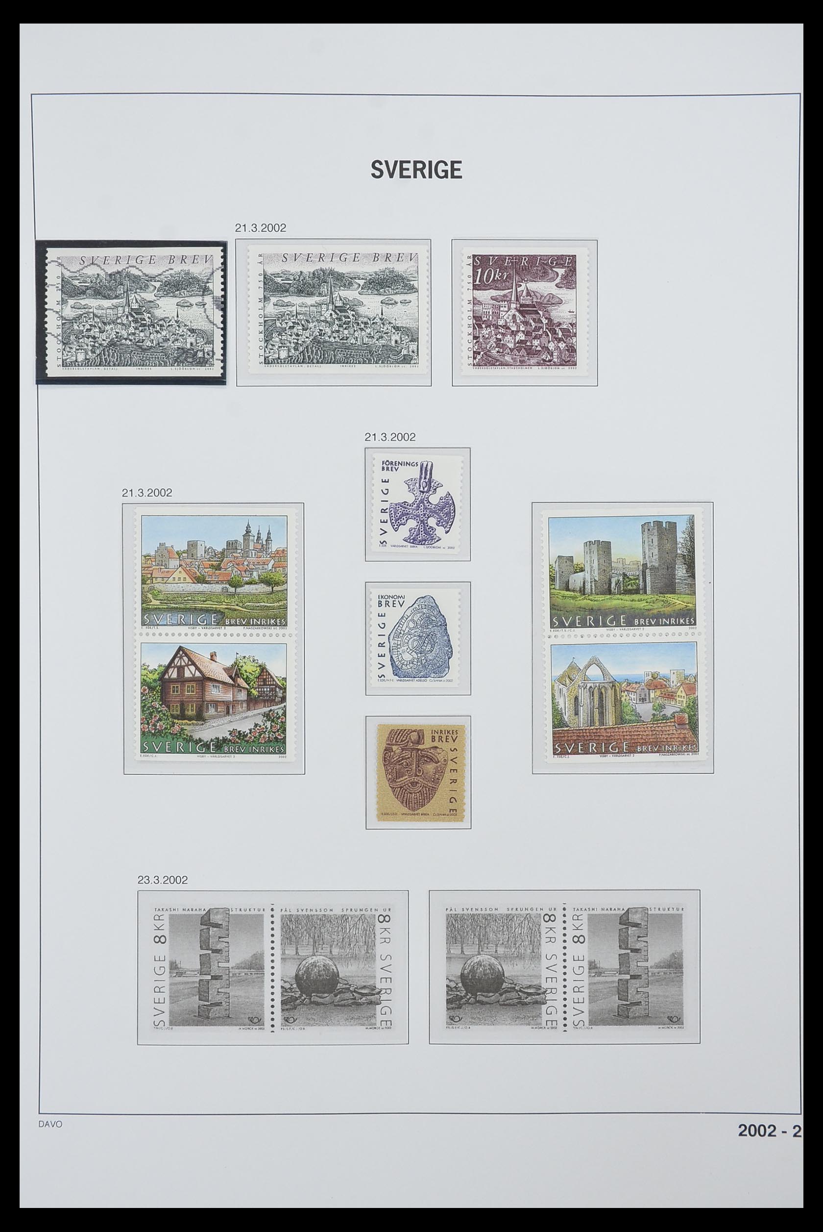 33520 340 - Stamp collection 33520 Sweden 1855-2013.