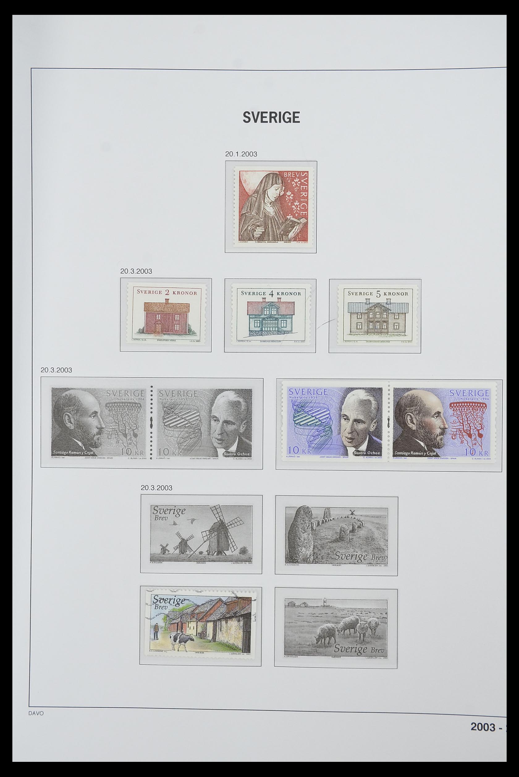 33520 348 - Stamp collection 33520 Sweden 1855-2013.