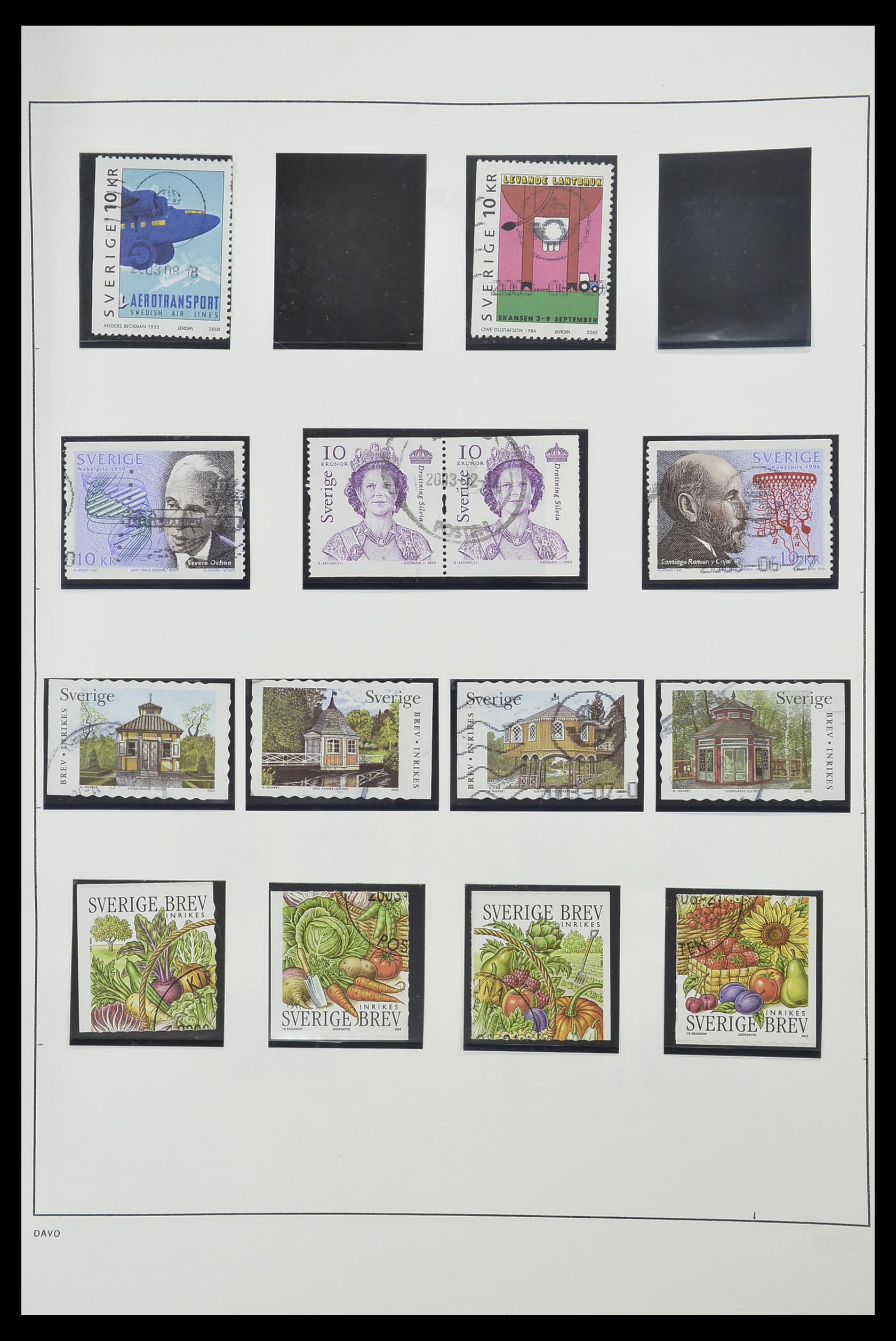 33520 350 - Stamp collection 33520 Sweden 1855-2013.