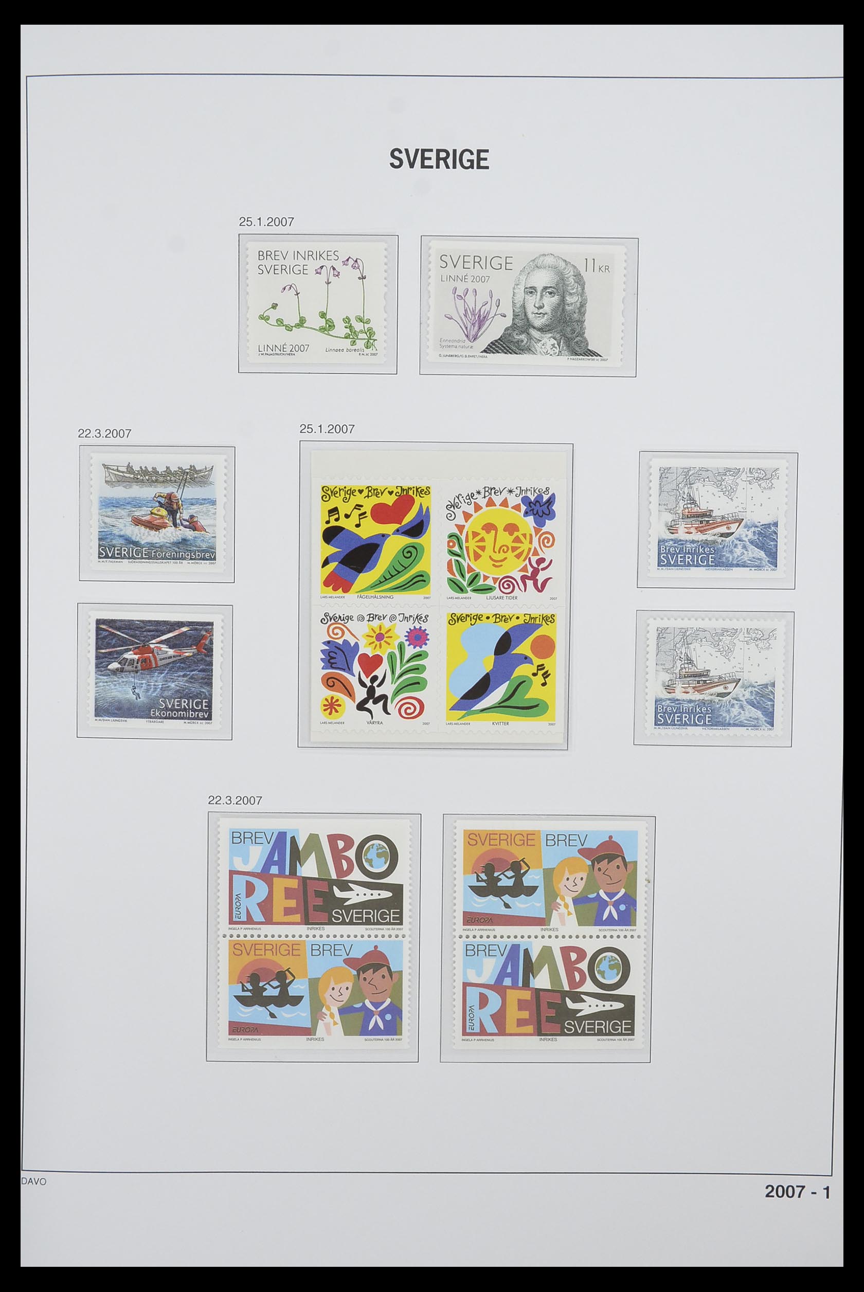 33520 378 - Stamp collection 33520 Sweden 1855-2013.