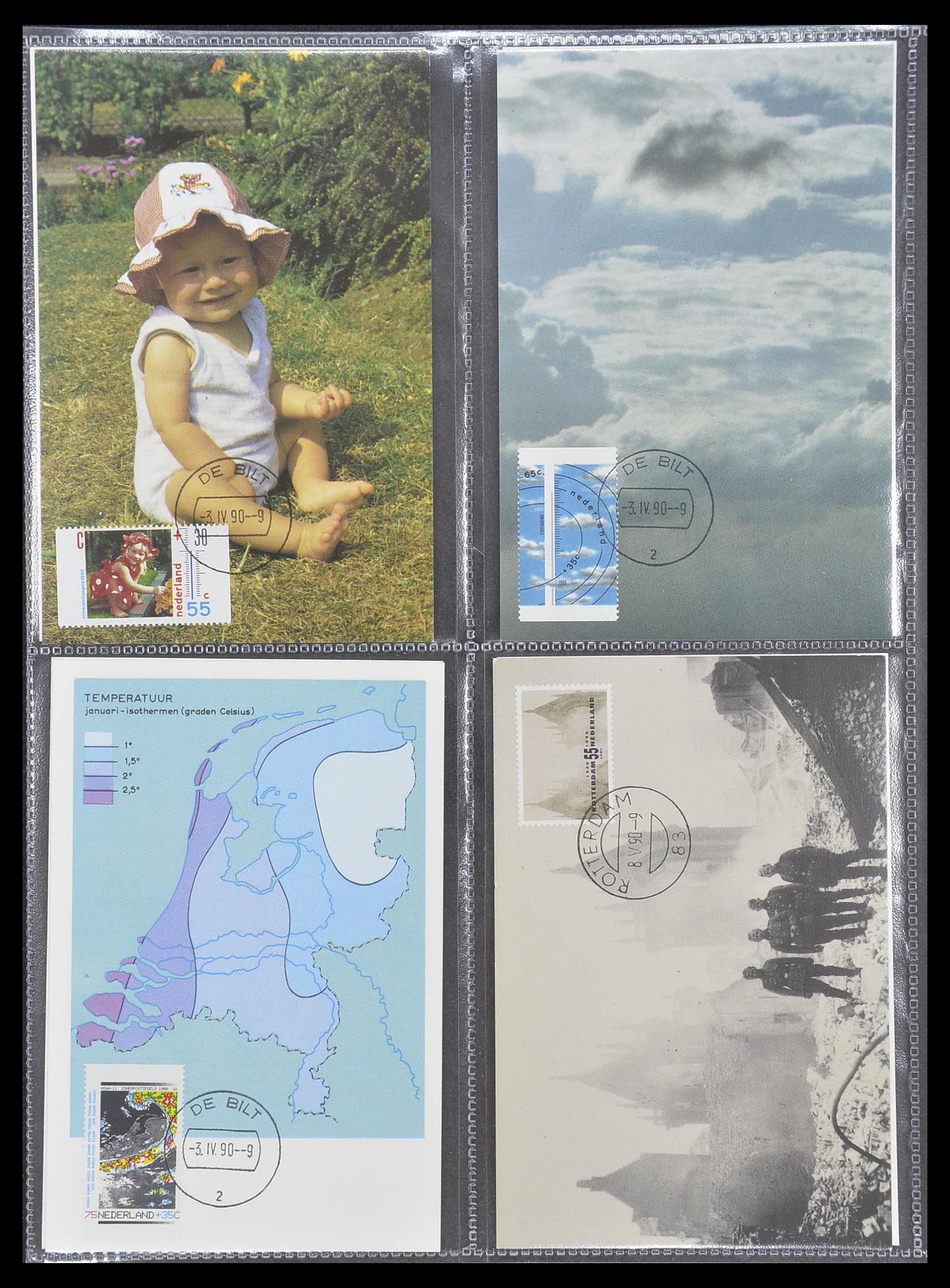 33531 130 - Postzegelverzameling 33531 Nederland maximumkaarten 1928(!)-2006.