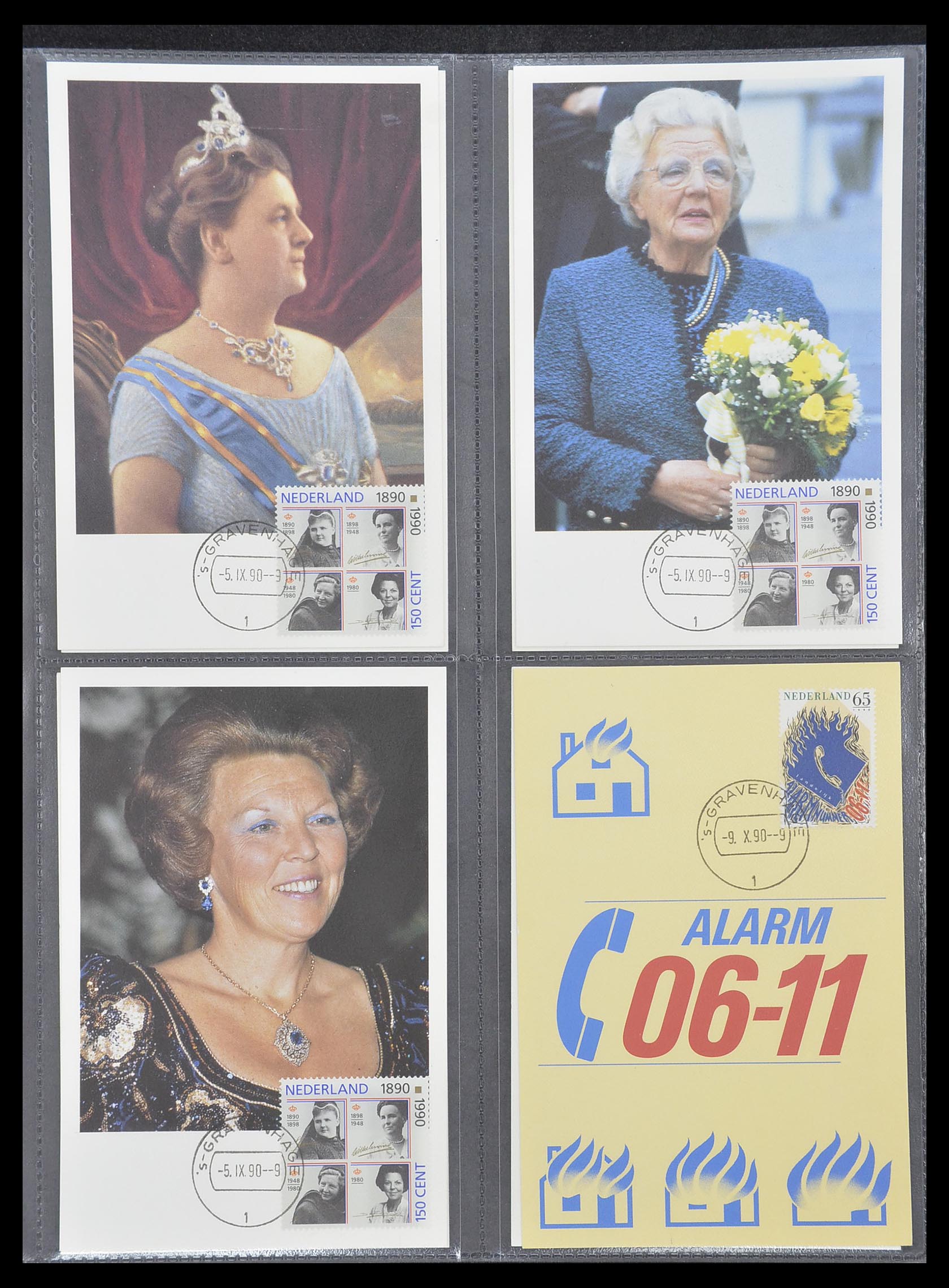 33531 133 - Postzegelverzameling 33531 Nederland maximumkaarten 1928(!)-2006.