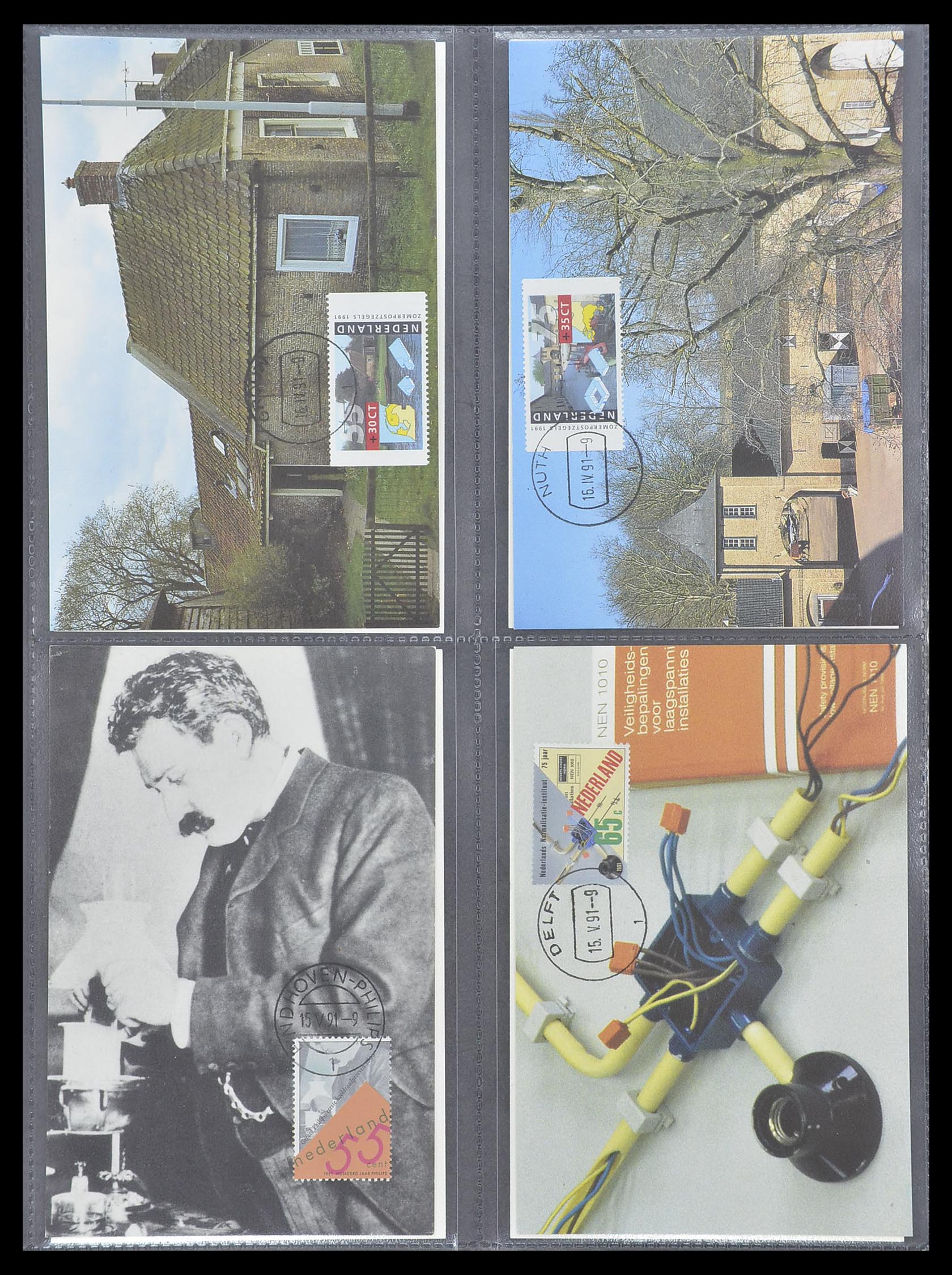 33531 139 - Postzegelverzameling 33531 Nederland maximumkaarten 1928(!)-2006.