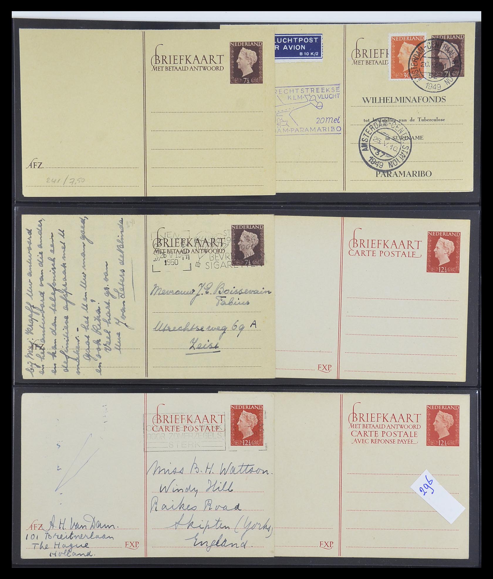 33534 116 - Postzegelverzameling 33534 Nederland postwaardestukken 1871-2010.