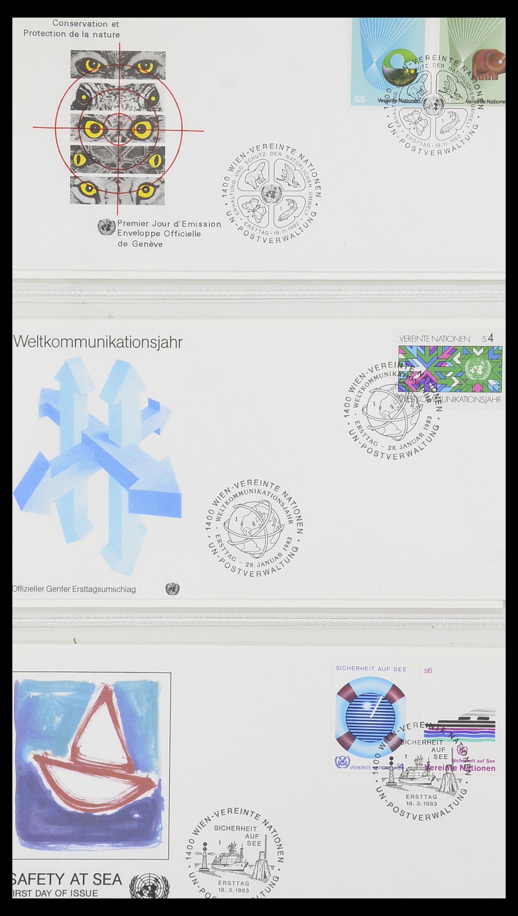 33535 074 - Postzegelverzameling 33535 Verenigde Naties 1951-2008.