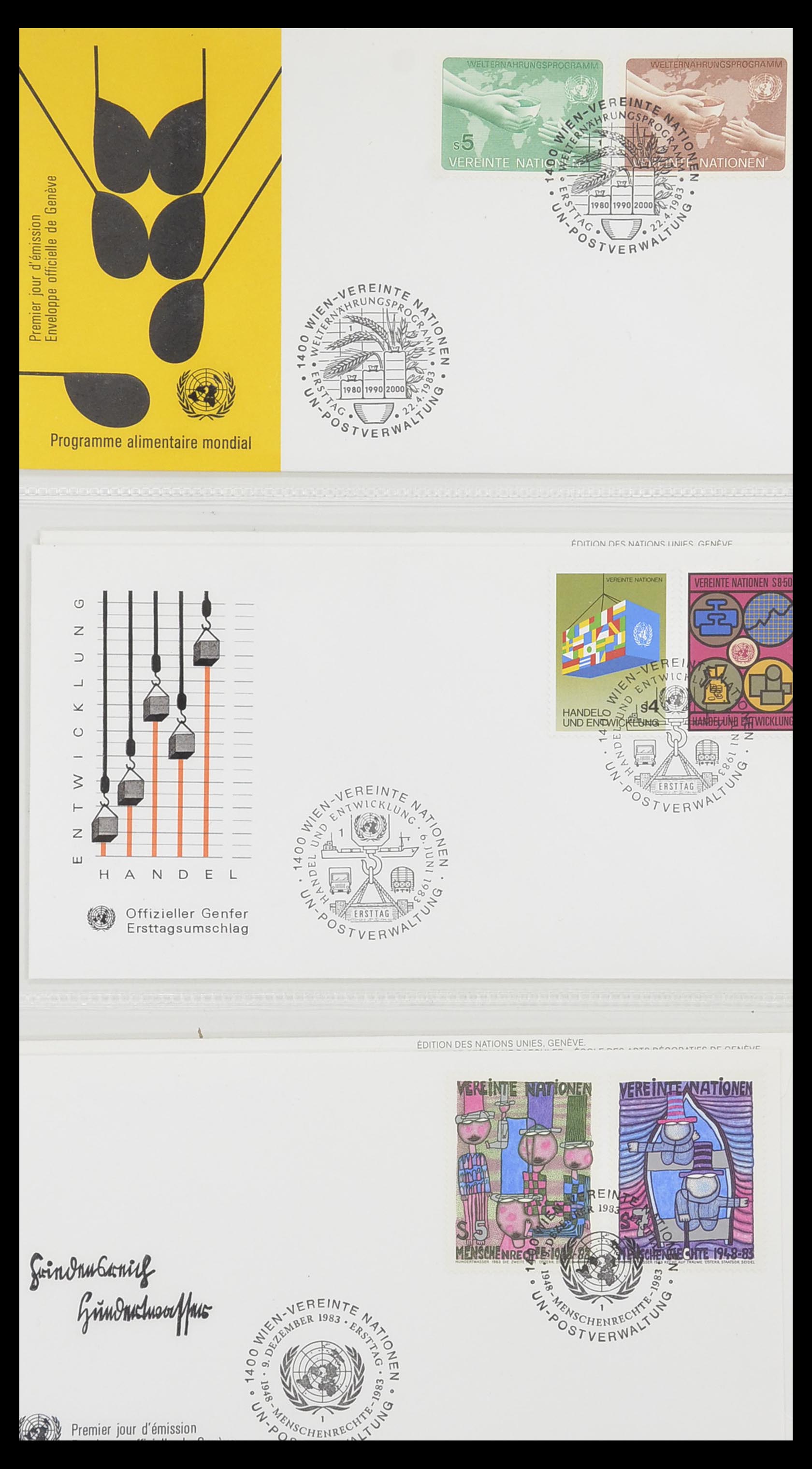 33535 077 - Postzegelverzameling 33535 Verenigde Naties 1951-2008.