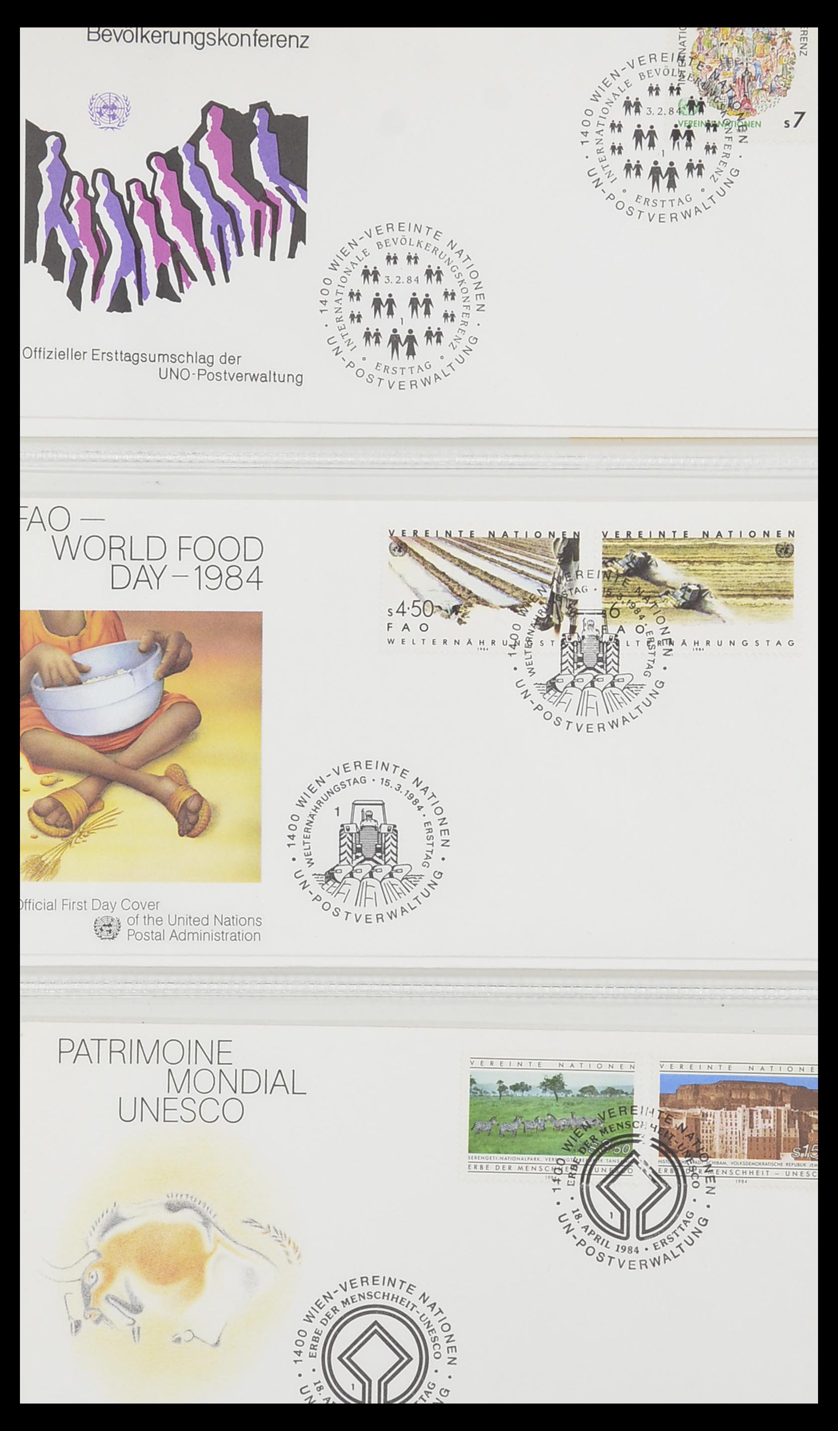 33535 078 - Postzegelverzameling 33535 Verenigde Naties 1951-2008.