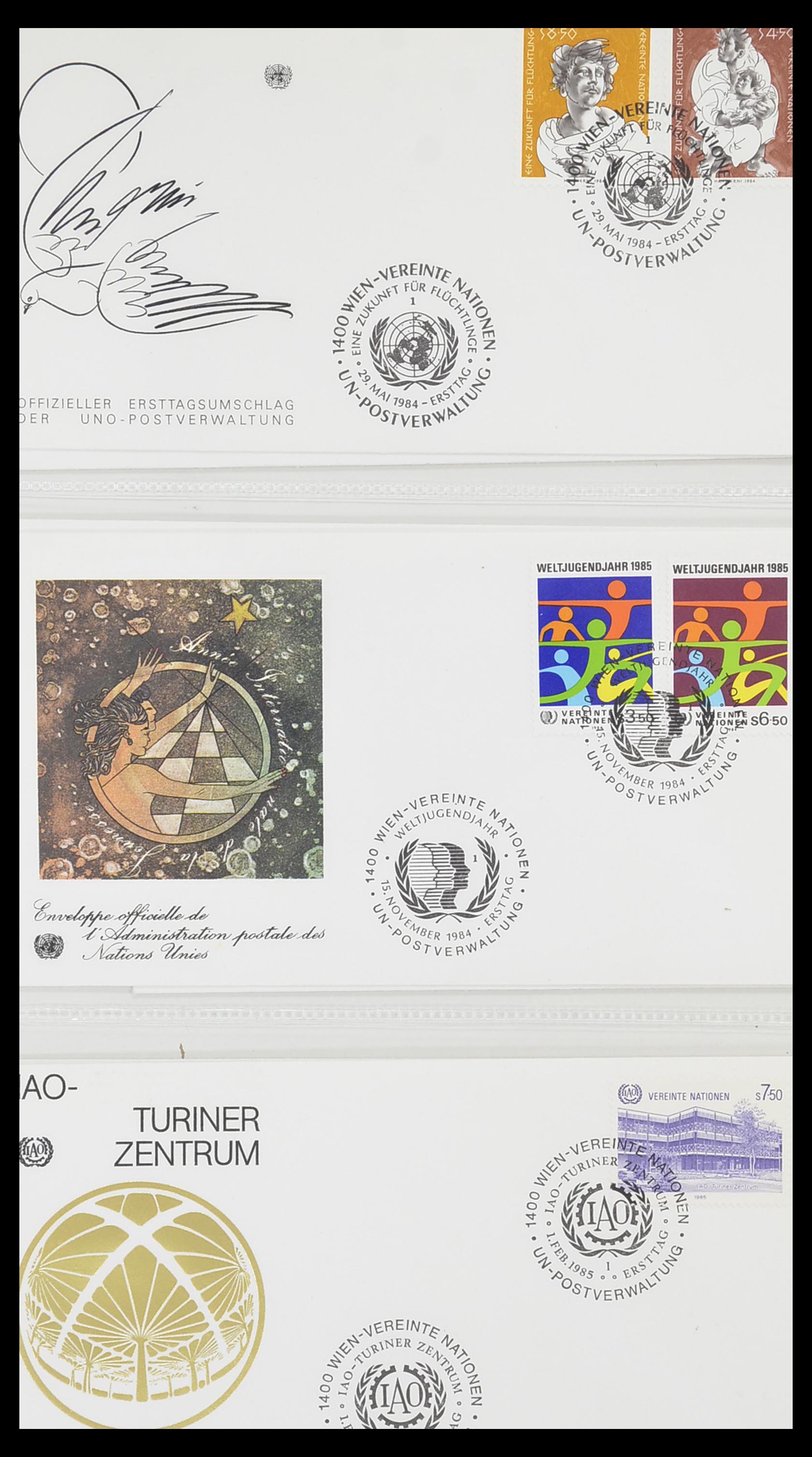 33535 079 - Postzegelverzameling 33535 Verenigde Naties 1951-2008.