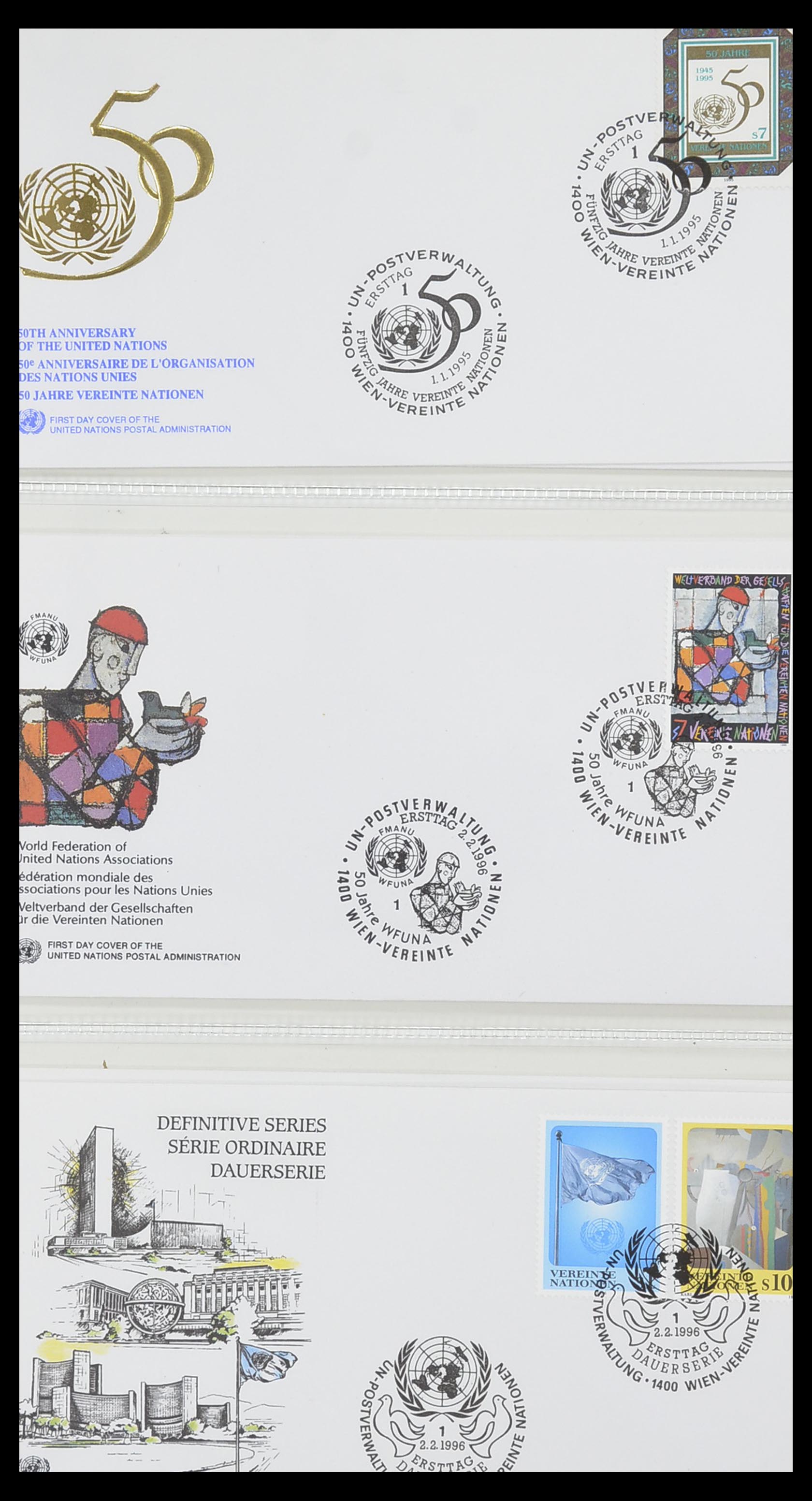 33535 104 - Postzegelverzameling 33535 Verenigde Naties 1951-2008.